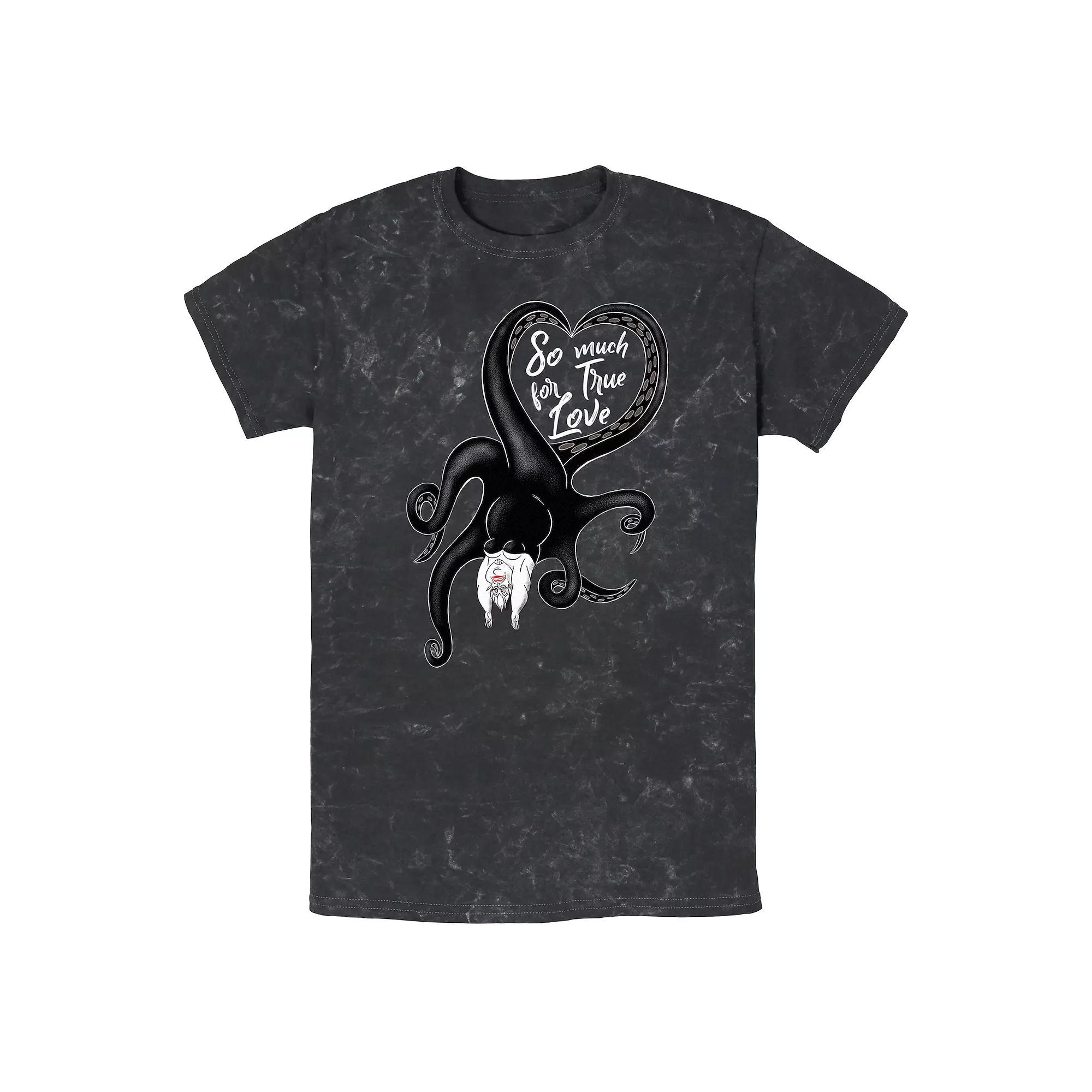 Disney Villains The Little Mermaid Ursula So Much For True Love Men's Graphic Tee, Size: Medium, Black Product Image