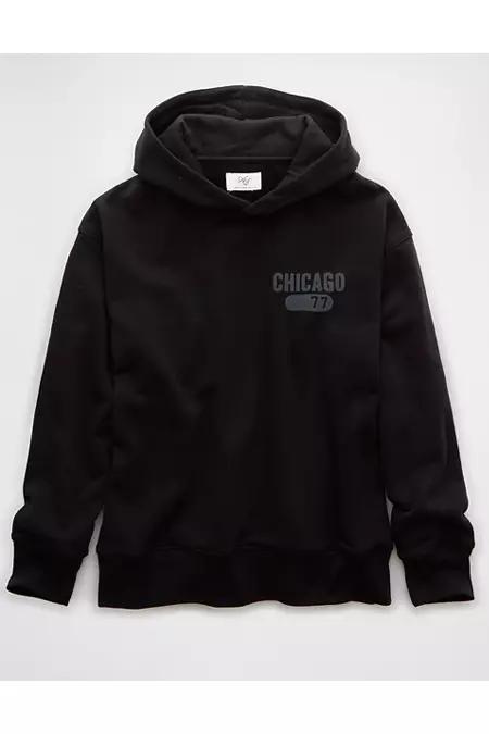 AE Everyday Luxe Destination Graphic Hoodie Womens Product Image