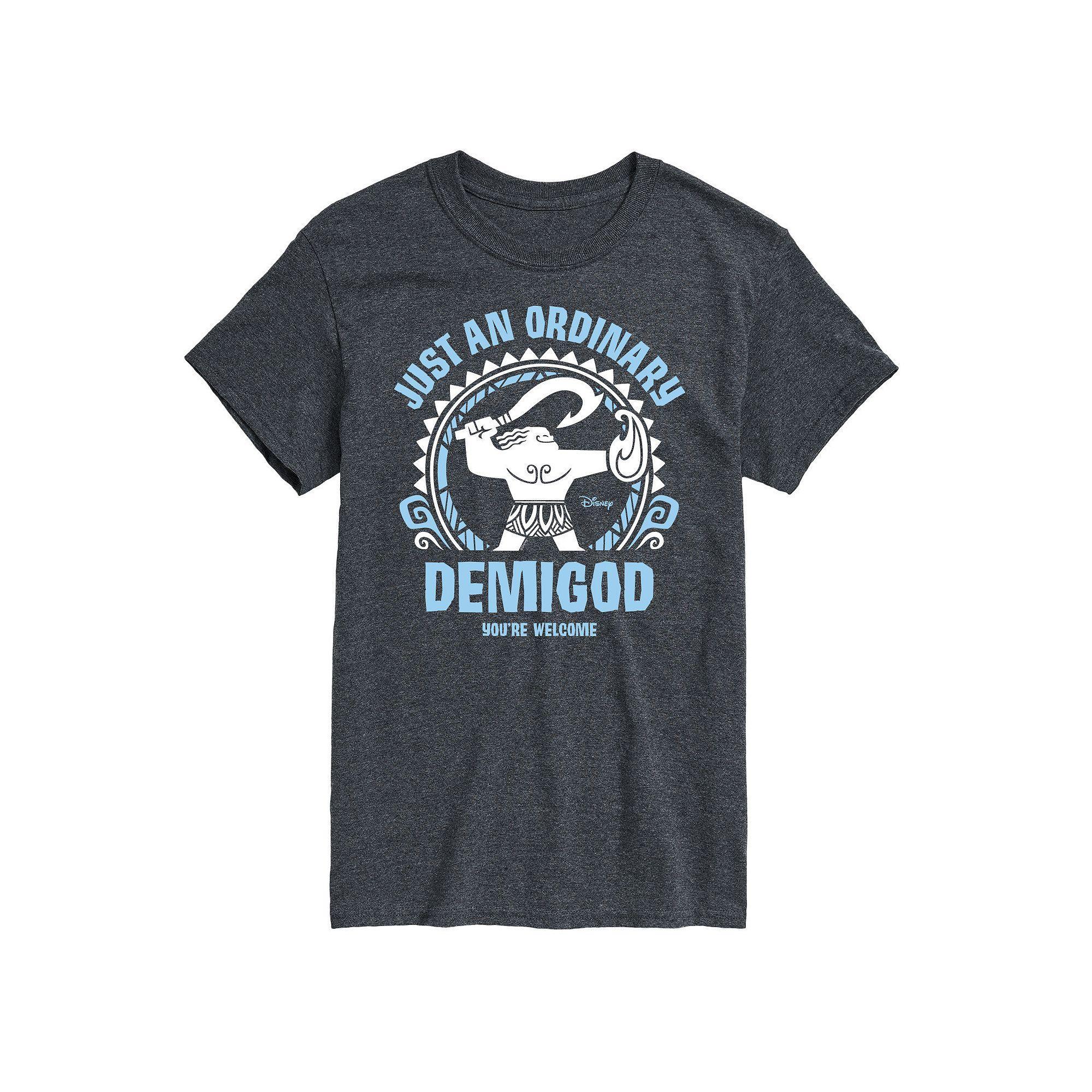 Disneys Moana Big & Tall Just Ordinary Demigod Graphic Tee, Mens Product Image