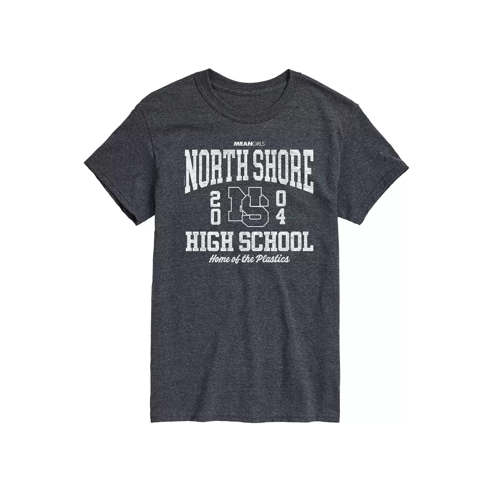 Mens Mean Girls North Shore HS Graphic Tee Heather Grey Product Image