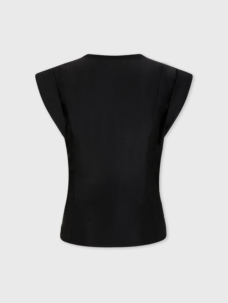 Black top with signature piercing Product Image
