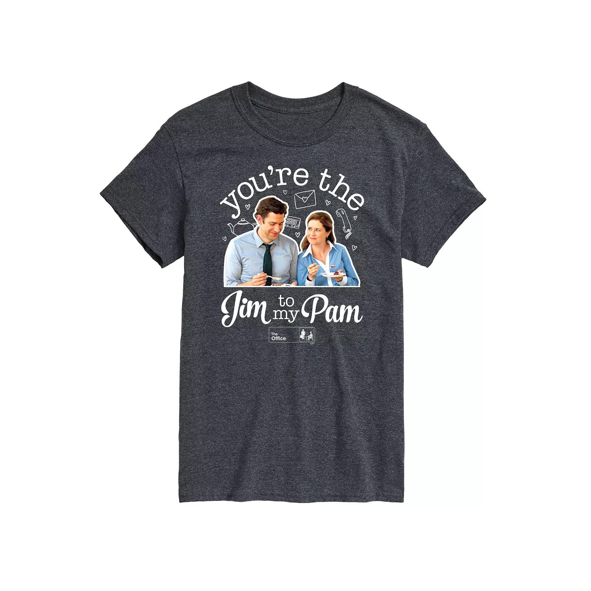Mens The Office Jim To My Pam Tee Product Image
