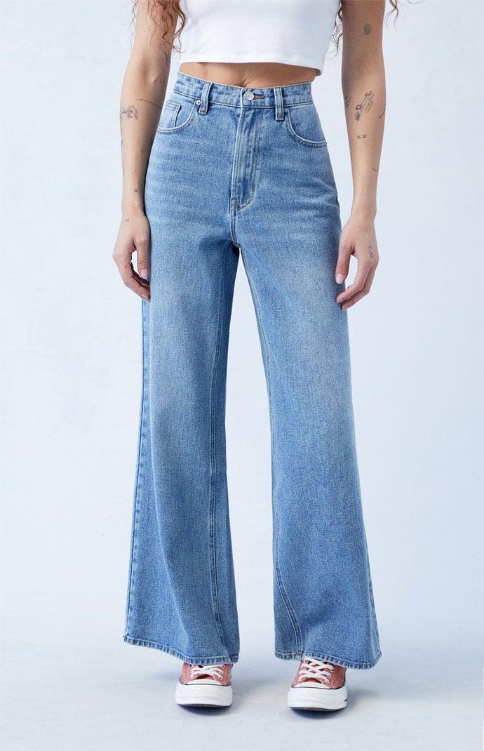 Womens Nora Wide Leg Jeans - Product Image