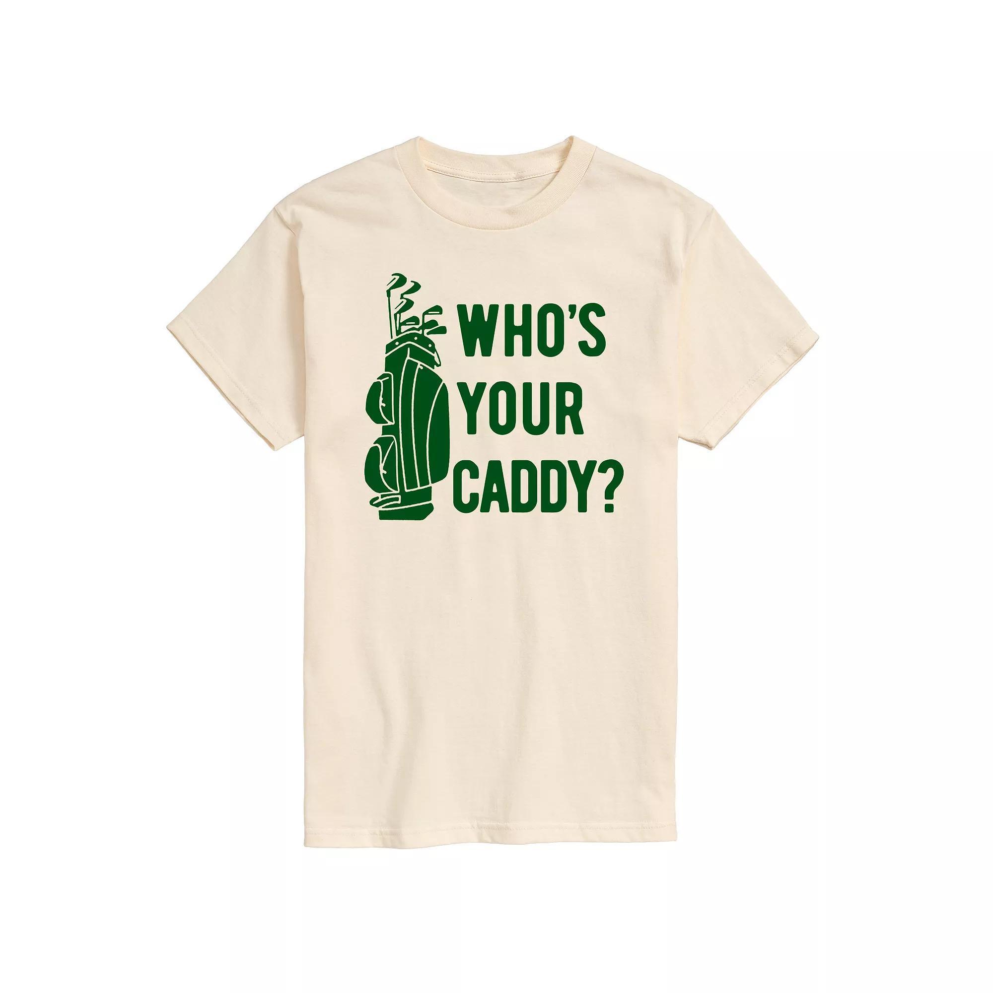 Mens Whos Your Caddy Graphic Tee Ivory Product Image