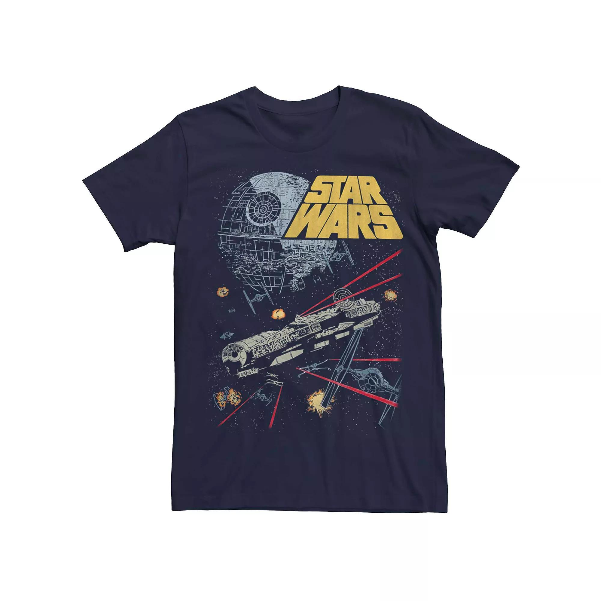 Mens Star Wars Millenium Falcon Graphic Tee Product Image