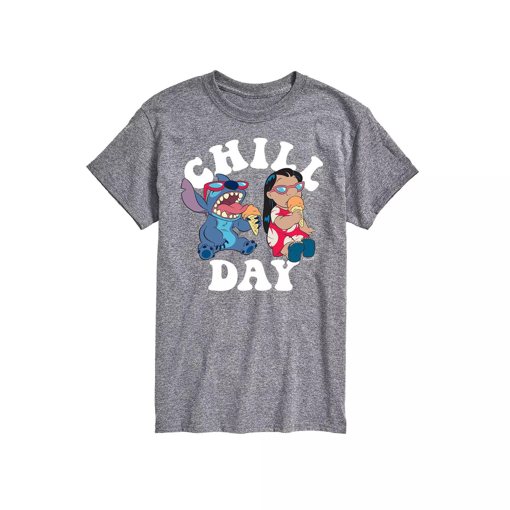 Disneys Lilo and Stitch Big & Tall Chill Day Graphic Tee, Mens Product Image