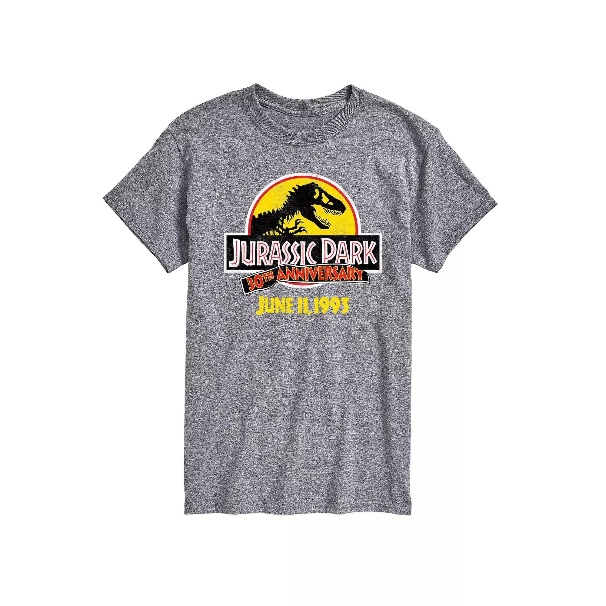 Men's Jurassic World Jurassic Park 30th Logo Graphic Tee, Size: XL, Black Product Image