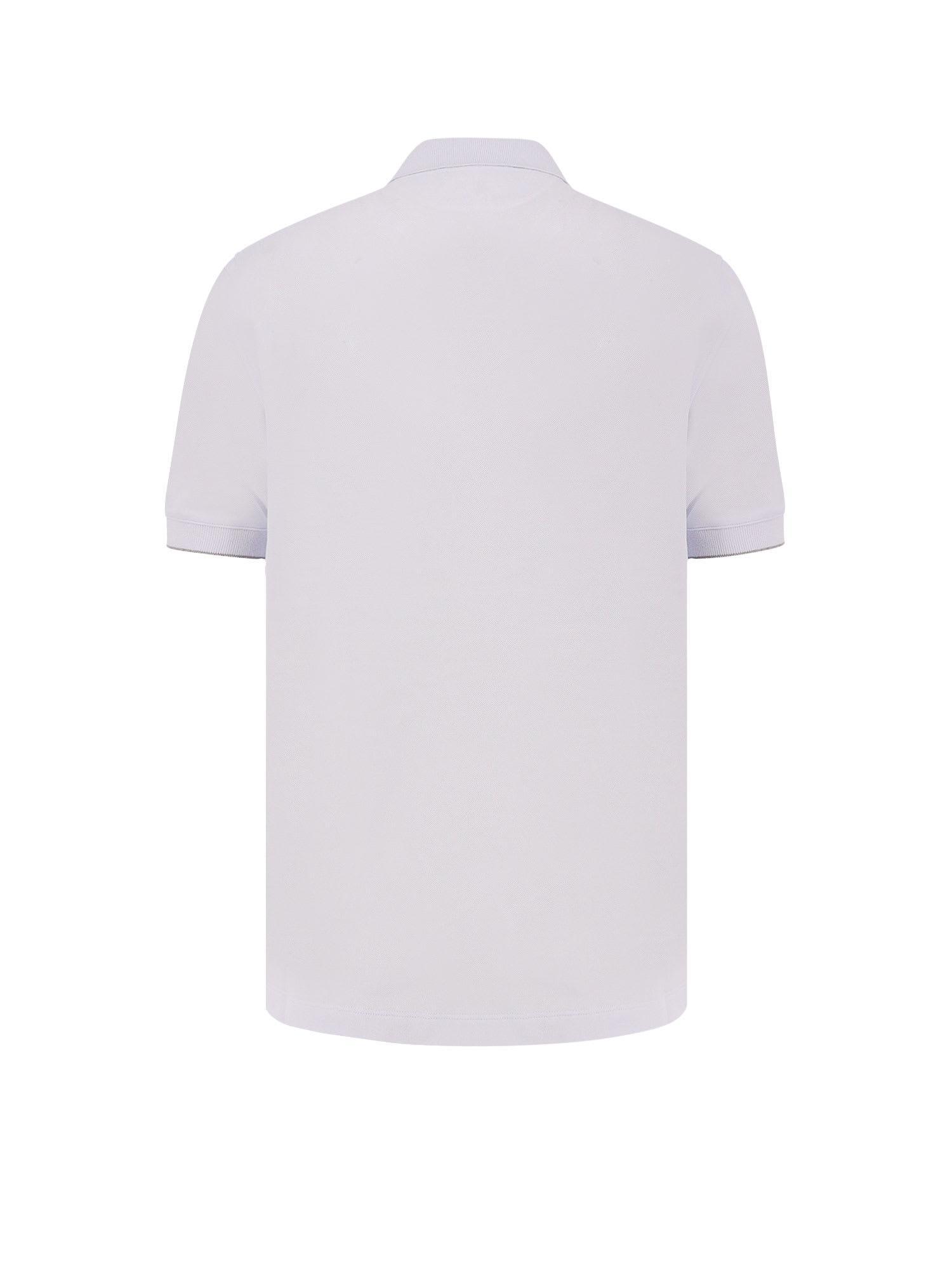 BRUNELLO CUCINELLI Polo Shirt In Light Blue Product Image