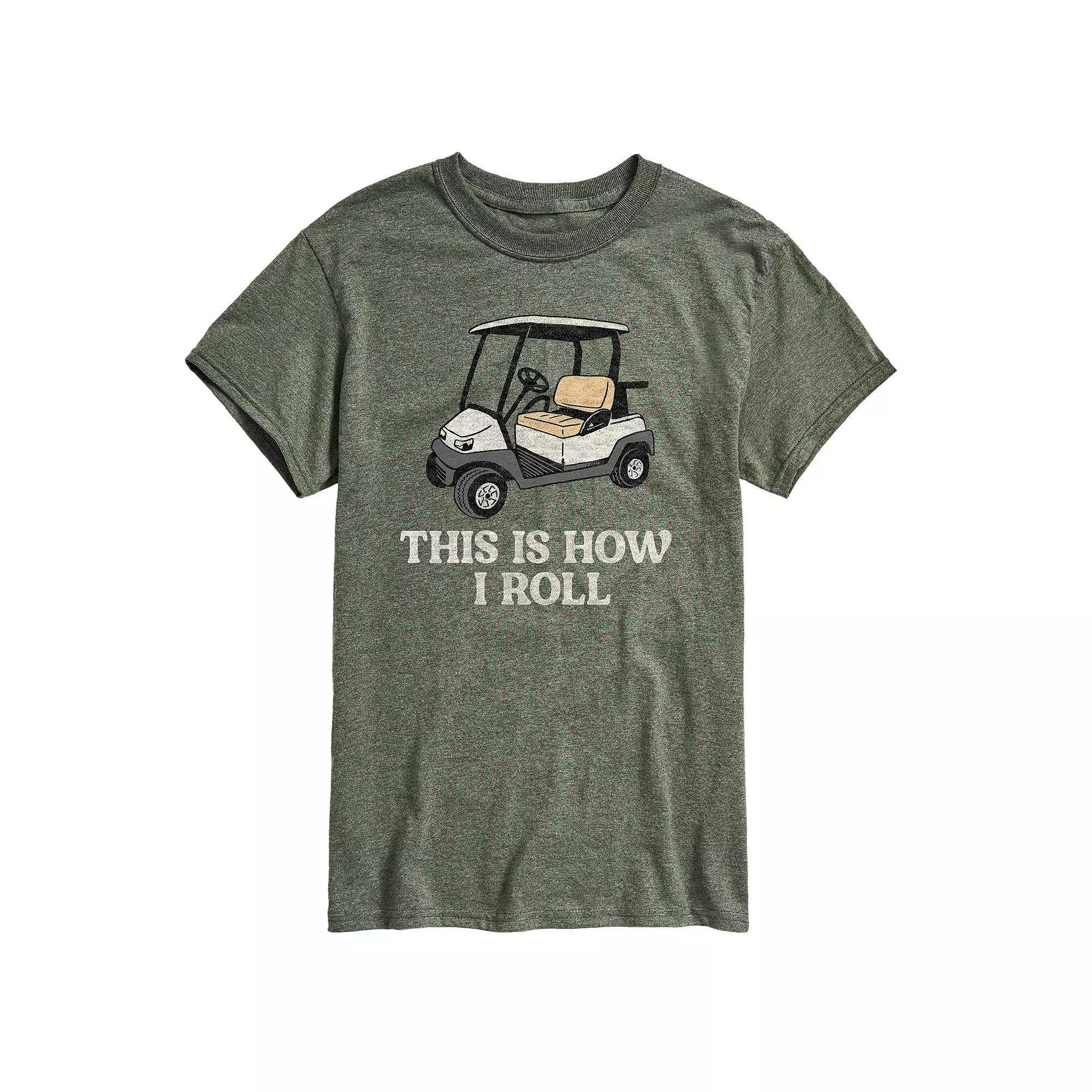 Men's This is How I Roll Graphic Tee, Size: Small, Green Product Image