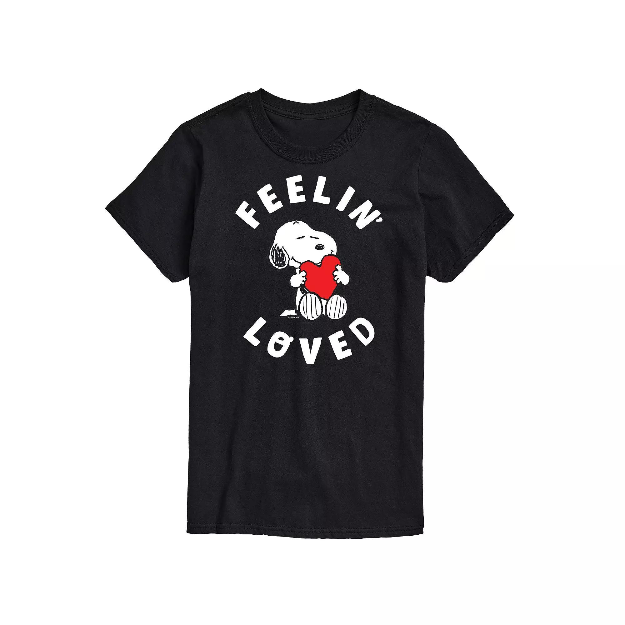 Big & Tall Peanuts Feelin Loved Tee, Mens Product Image