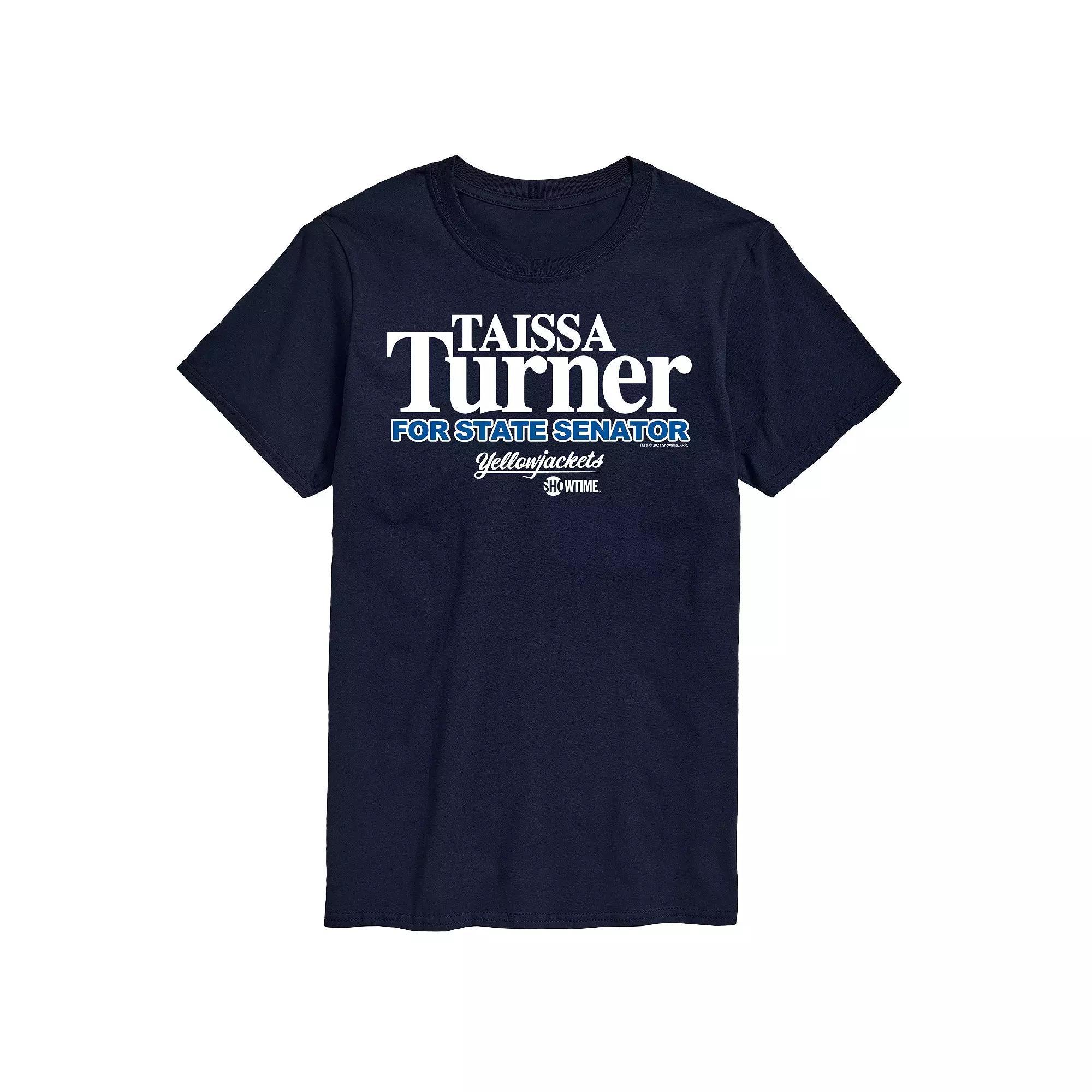 Big & Tall Yellowjackets Taissa Turner Senator Graphic Tee, Mens Blue Product Image
