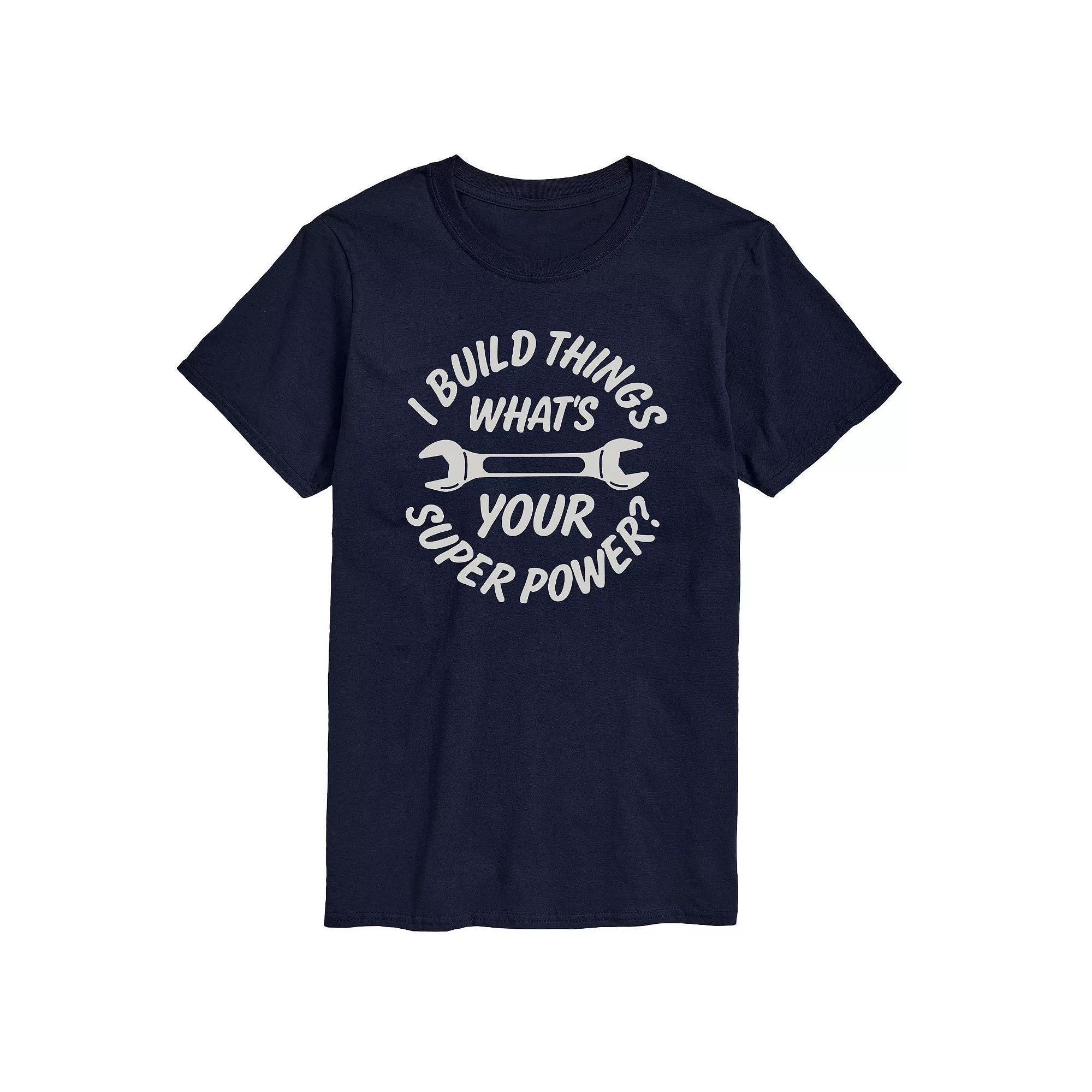 Mens Camp Trip In Tents Tee Blue Product Image