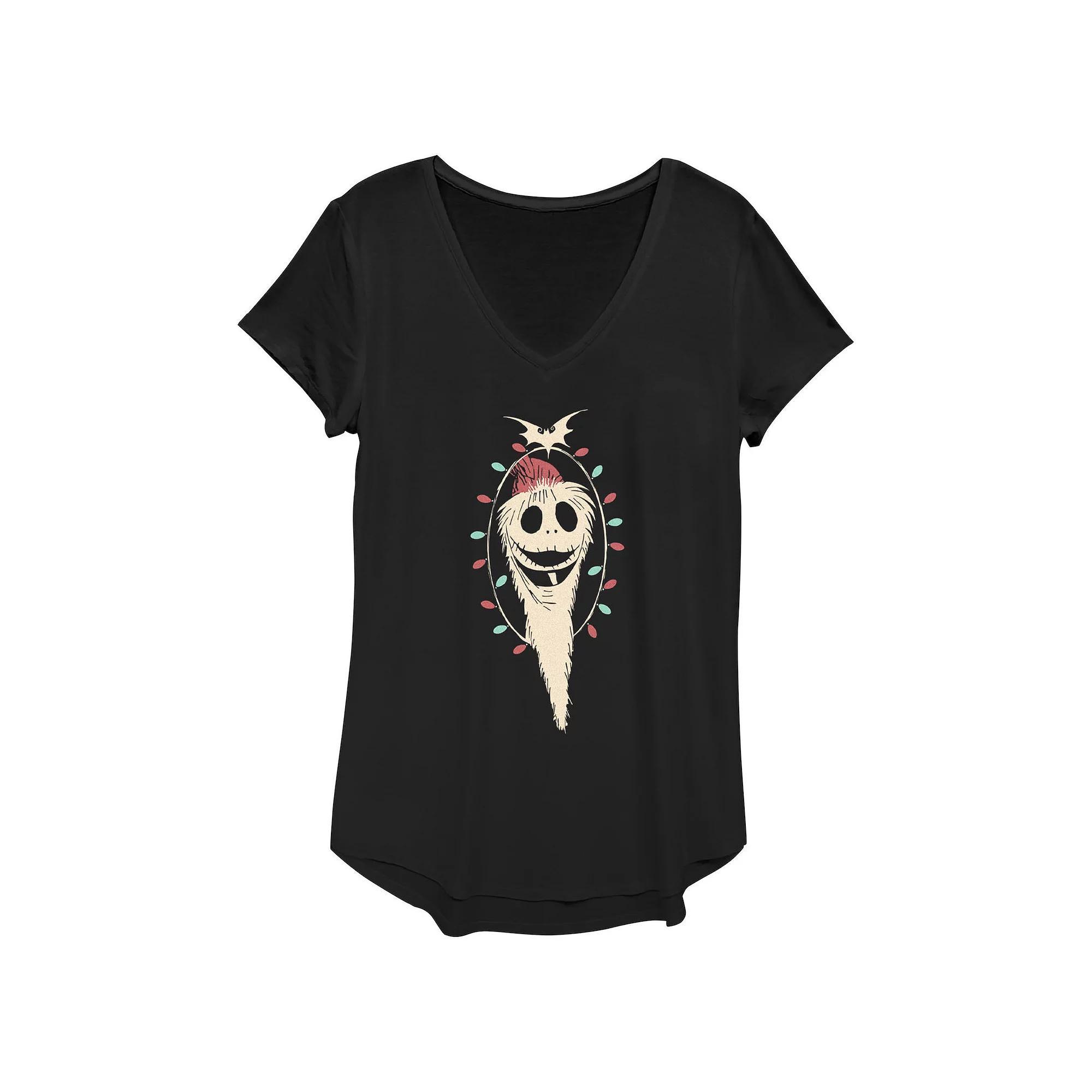 Disney's Lilo & Stitch Lucky Stitch Women's Graphic Tee, Size: XS, Black Product Image