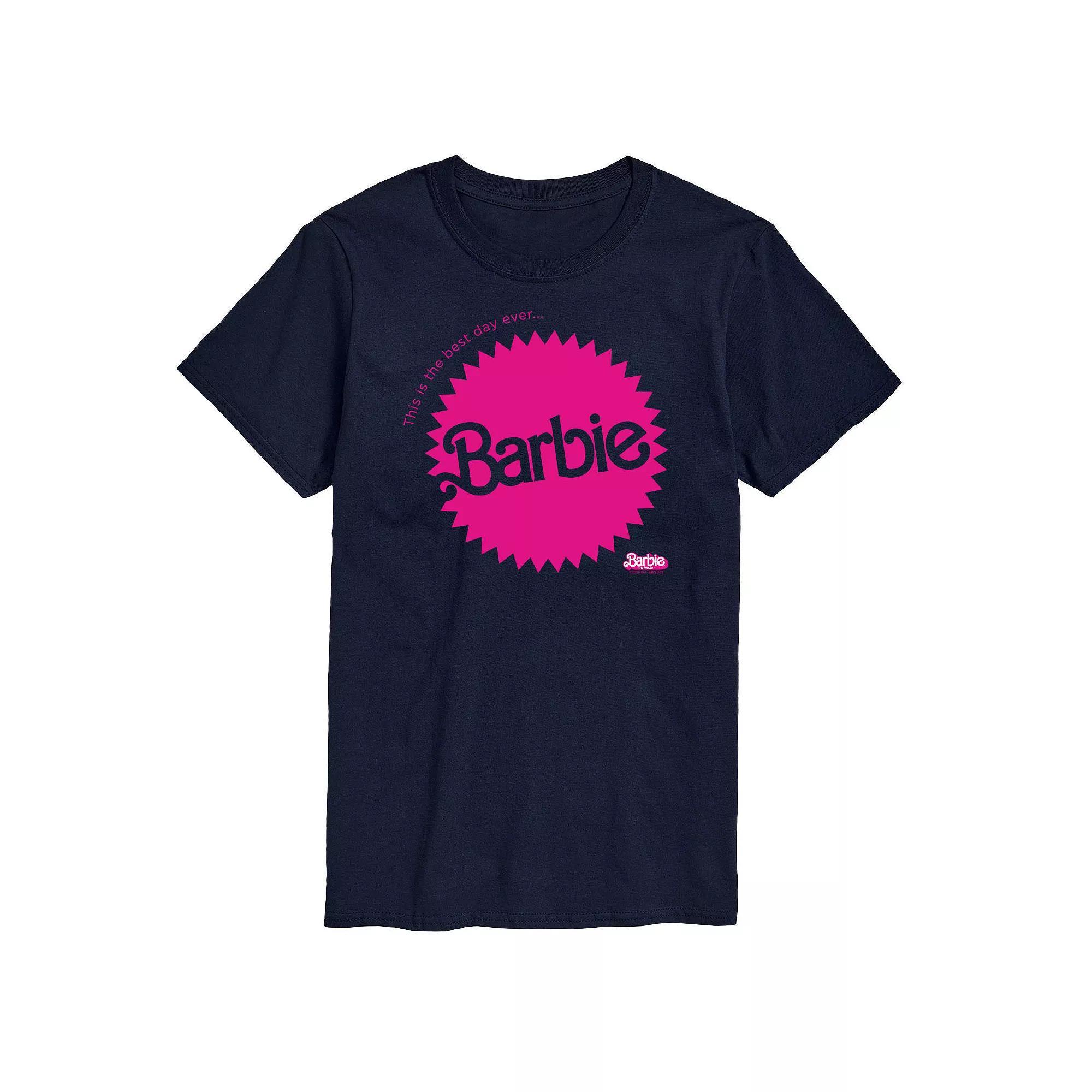 Big & Tall Barbie™ The Movie Mattel Barbie Burst Graphic Tee, Men's, Size: XXL Tall, Blue Product Image