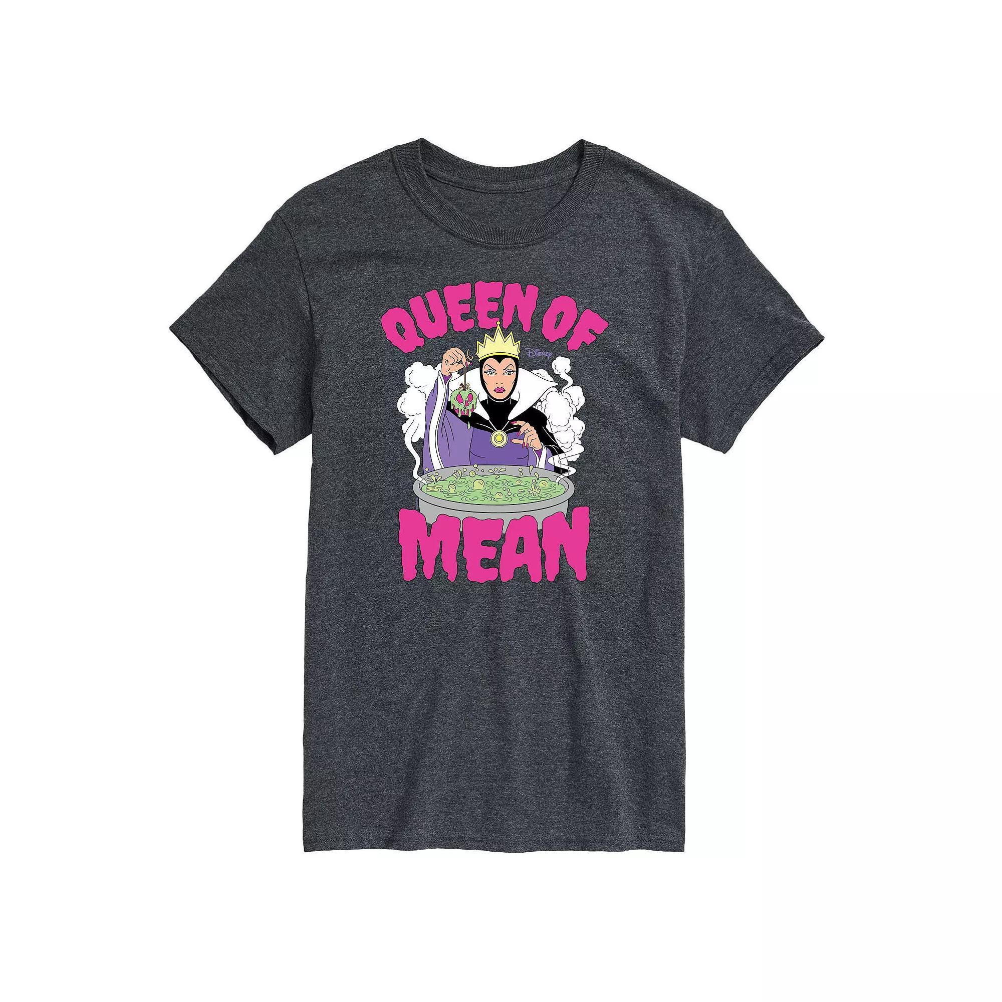 Disneys Villians Big & Tall Queen Of Mean Graphic Tee, Mens Product Image