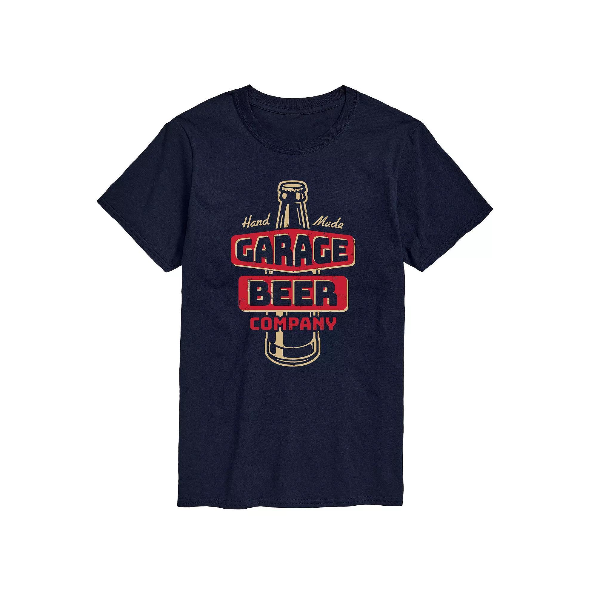 Big & Tall Garage Beer Co. Tee, Men's, Size: XXL Tall, Blue Product Image