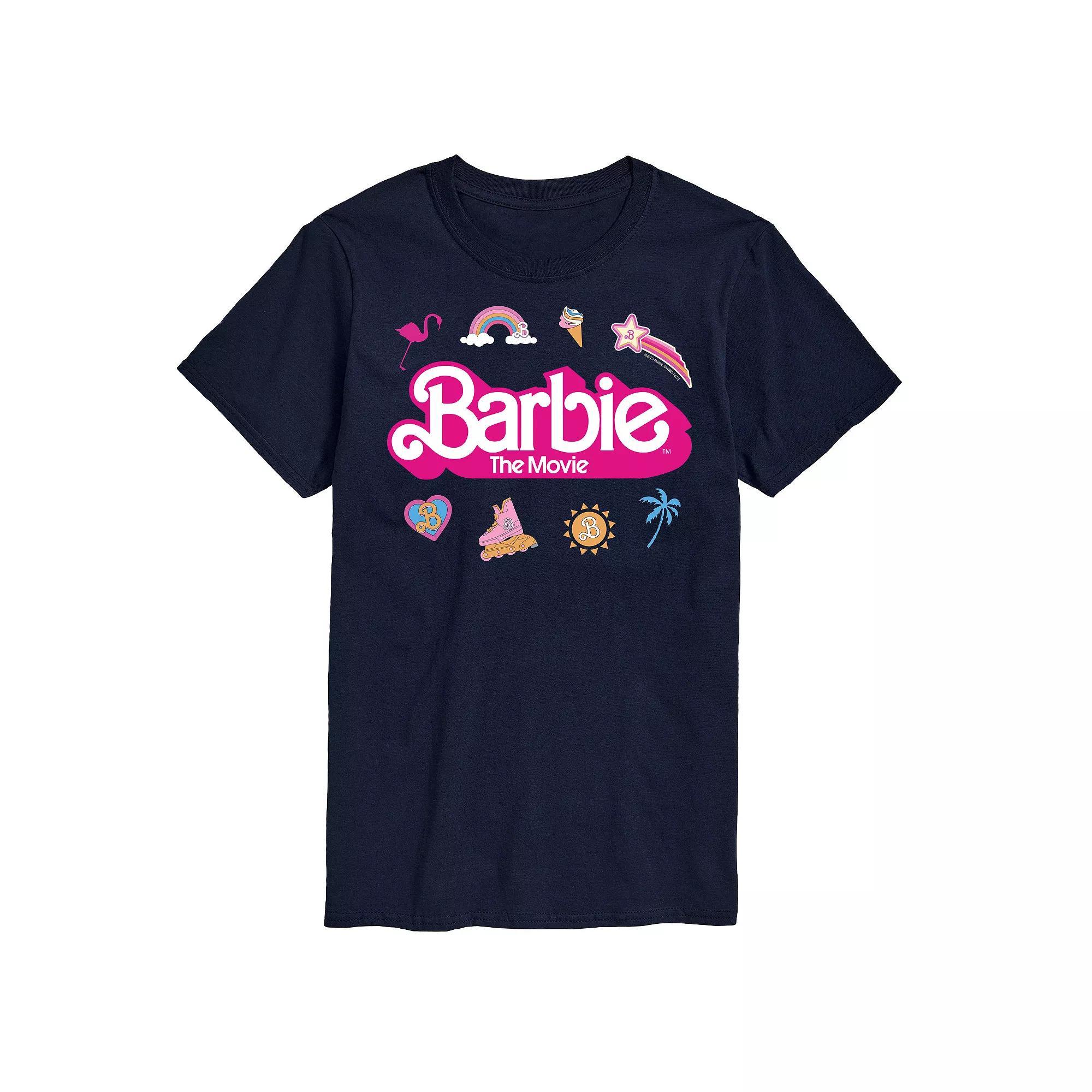 Big & Tall Barbie The Movie Theatrical Movie Logo Graphic Tee, Mens Product Image