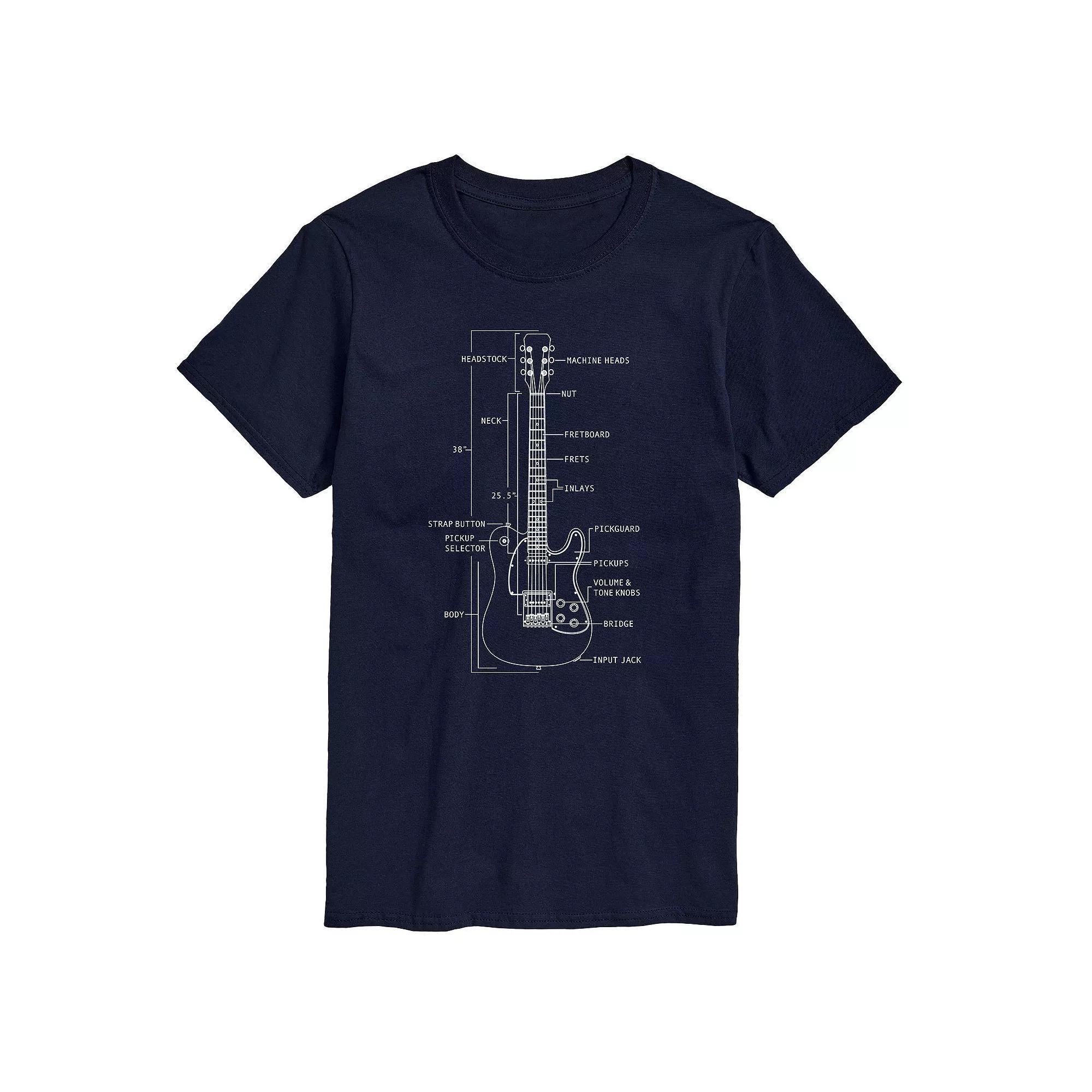 Big & Tall Friends Logo With Cornucopia Graphic Tee, Mens Blue Product Image