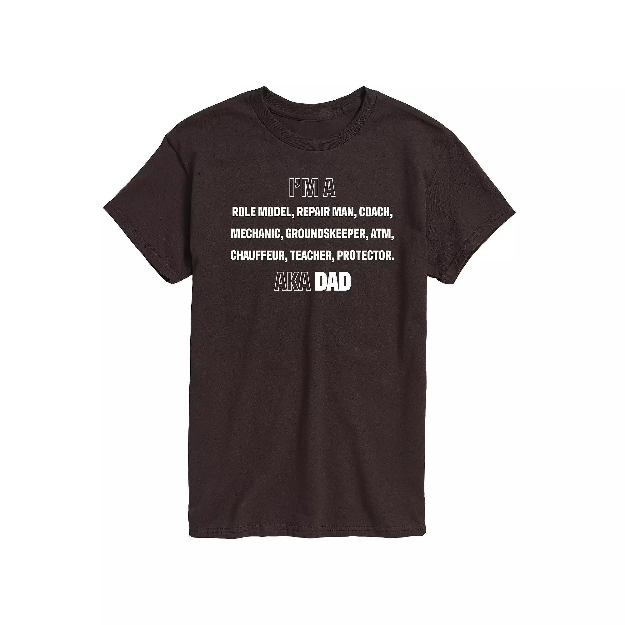 Mens Im A Dad List Graphic Tee Product Image