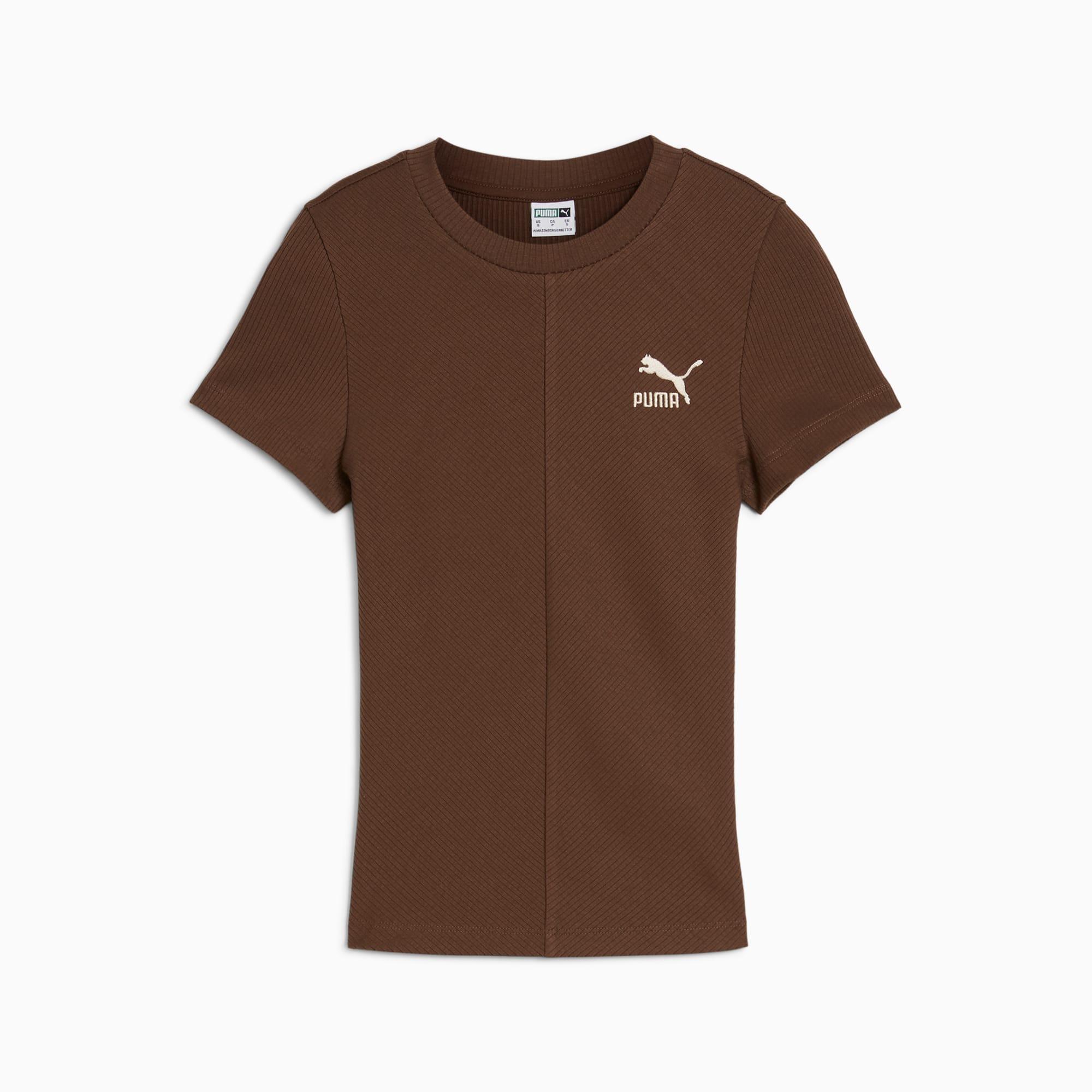 CLASSICS Ribbed Slim Tee Women Product Image
