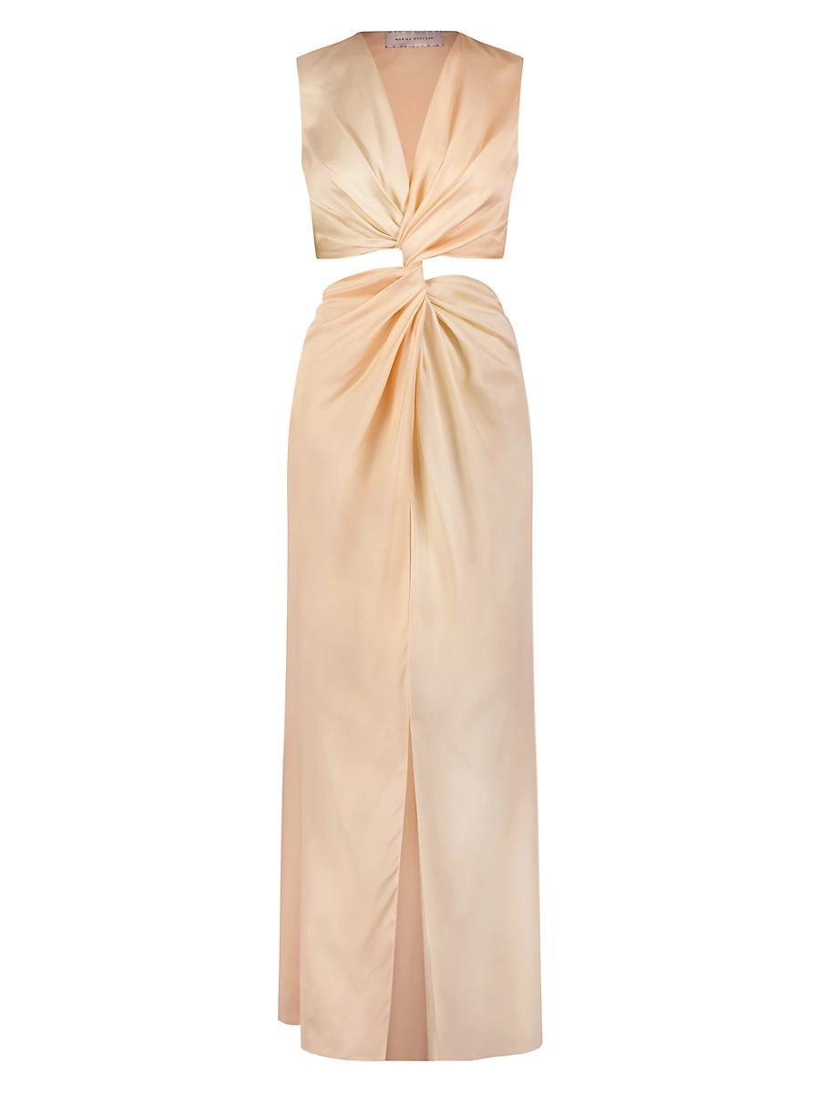 Womens Colorblocked Twist Dress Product Image