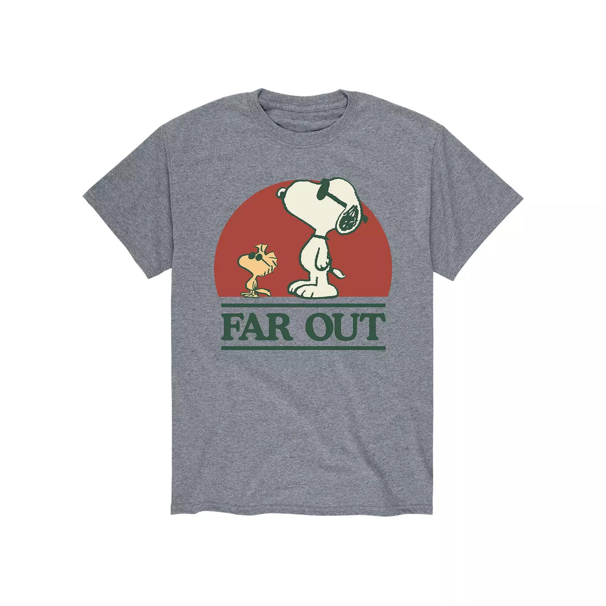 Mens Peanuts Snoopy Far Out Tee Product Image