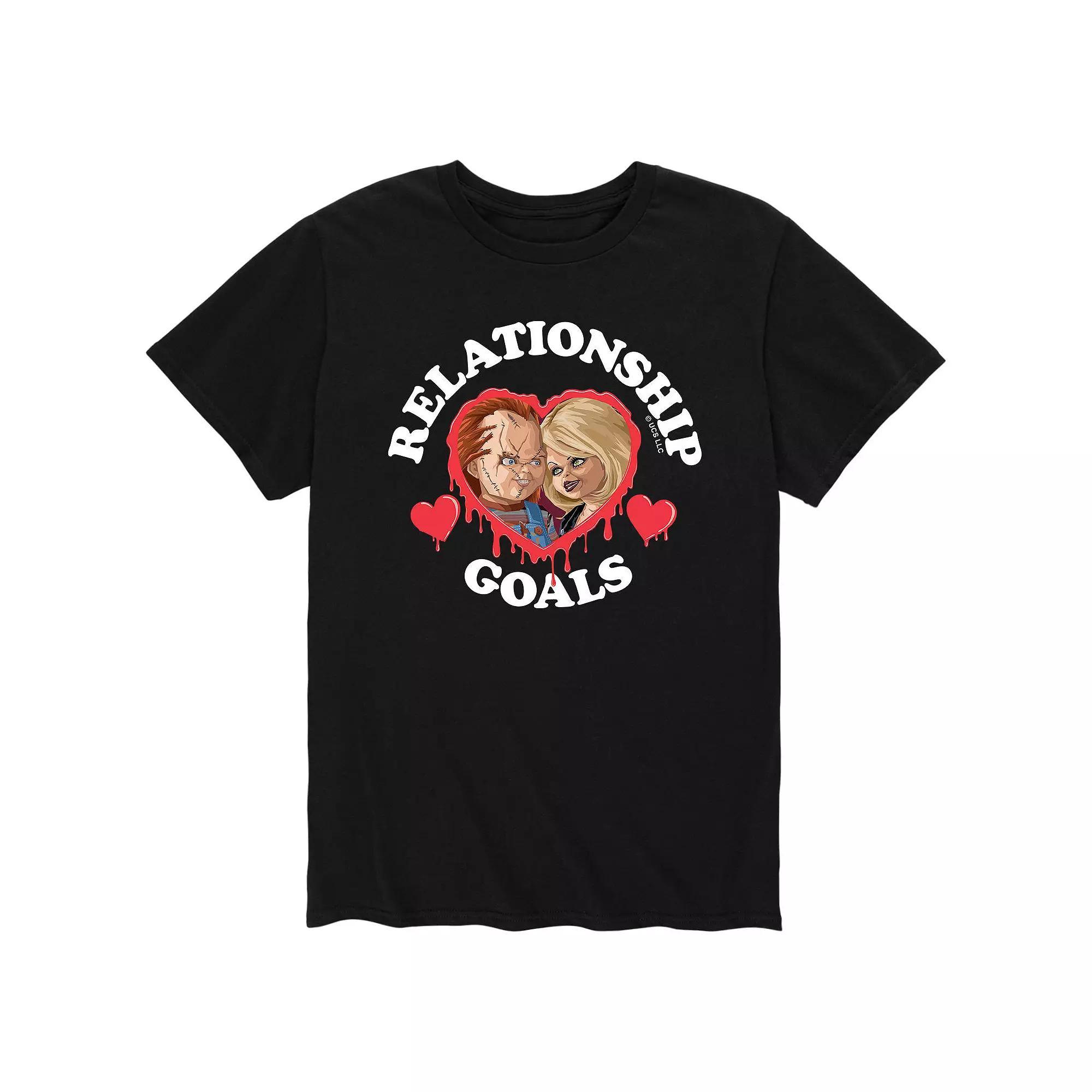 Big & Tall Chucky Relationship Goals Graphic Tee, Mens Product Image