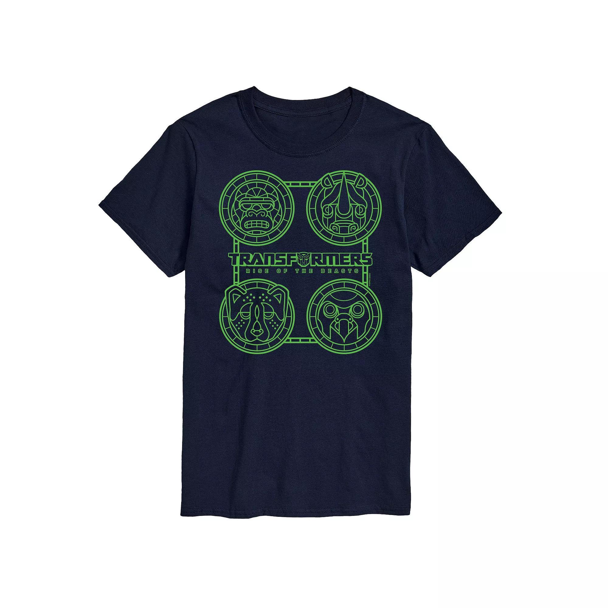 Big & Tall Transformers Maximal Symbols Graphic Tee, Mens Blue Product Image