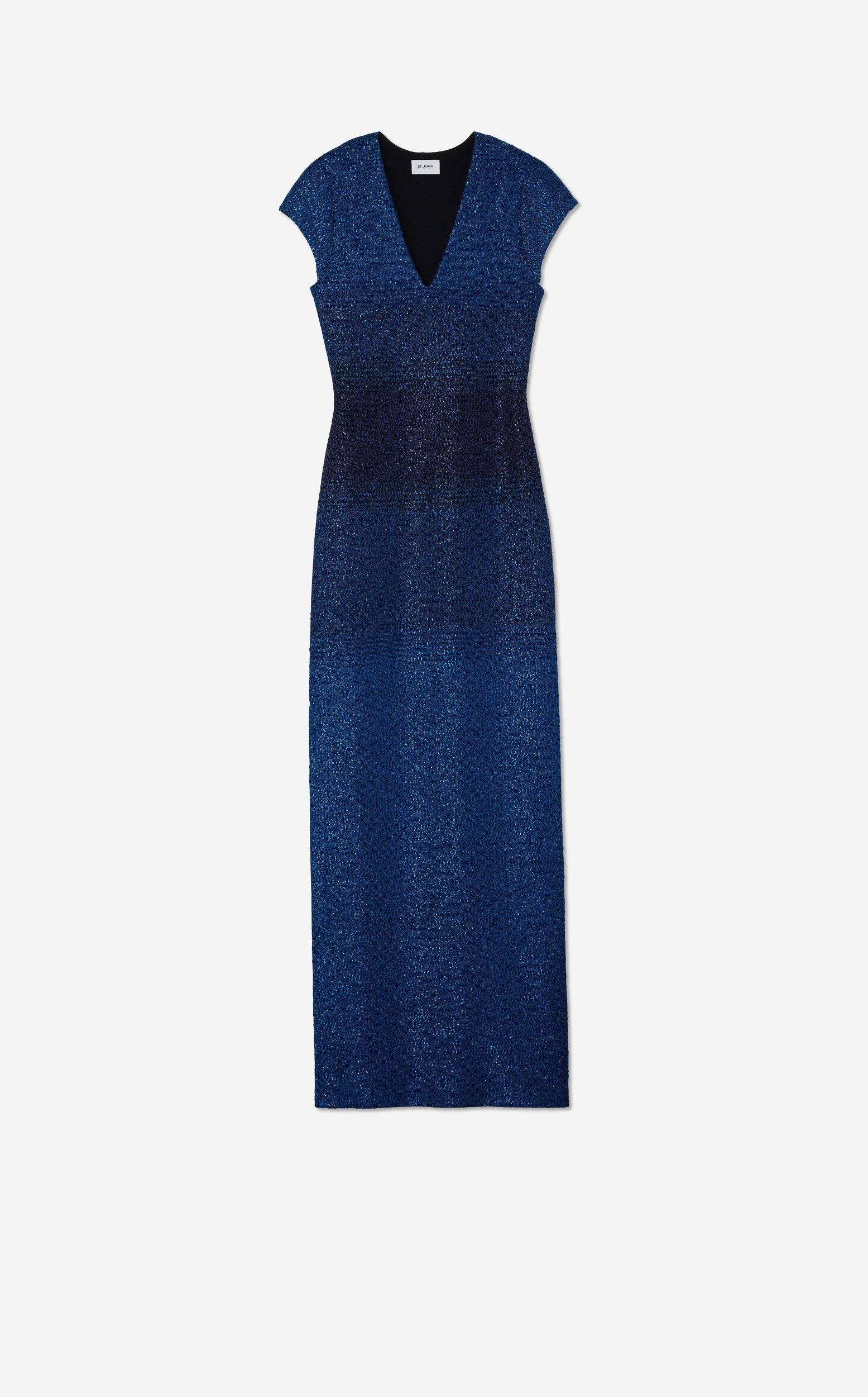 ST JOHN Degrade Sequin Knit Gown In Sapi Product Image