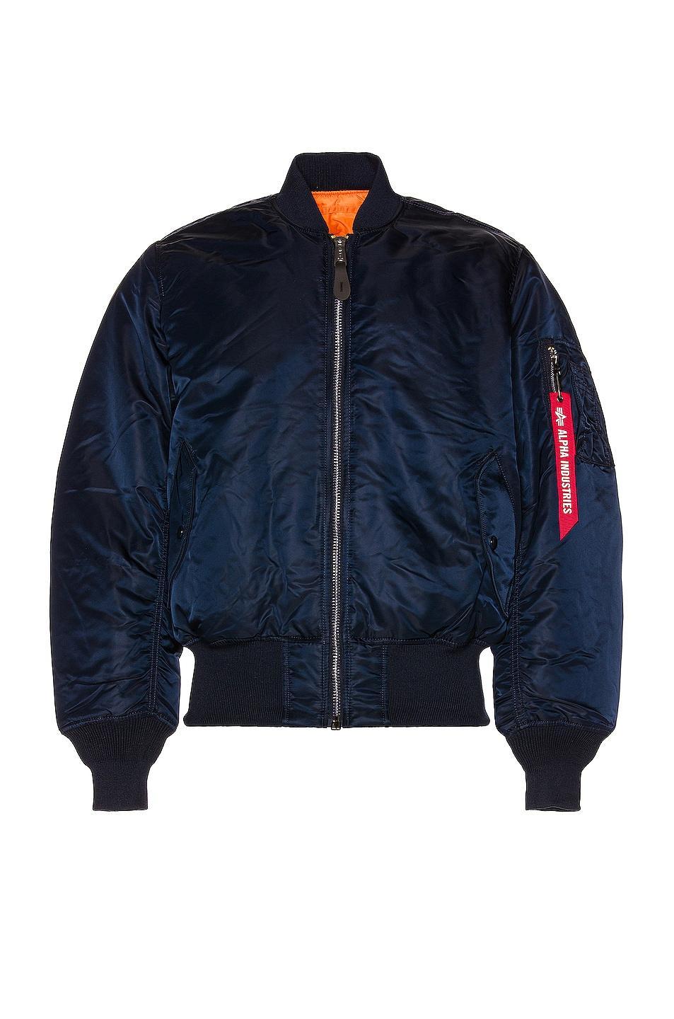 ALPHA INDUSTRIES MA-1 Bomber Jacket in Green Product Image