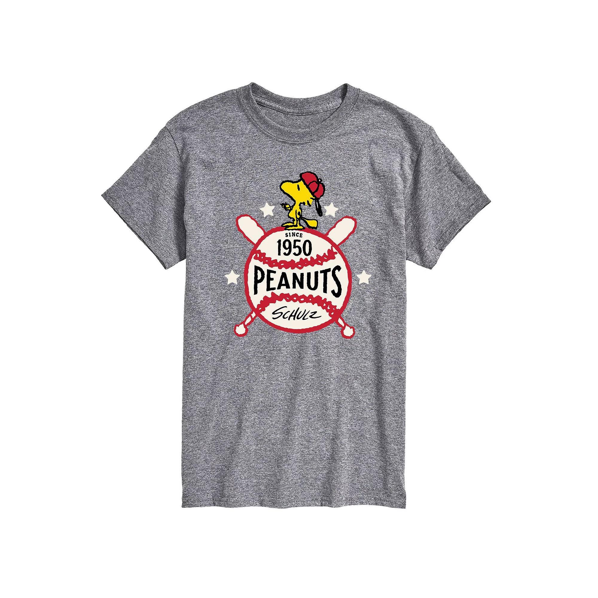Big & Tall Peanuts 1950 Baseball Tee, Mens Product Image