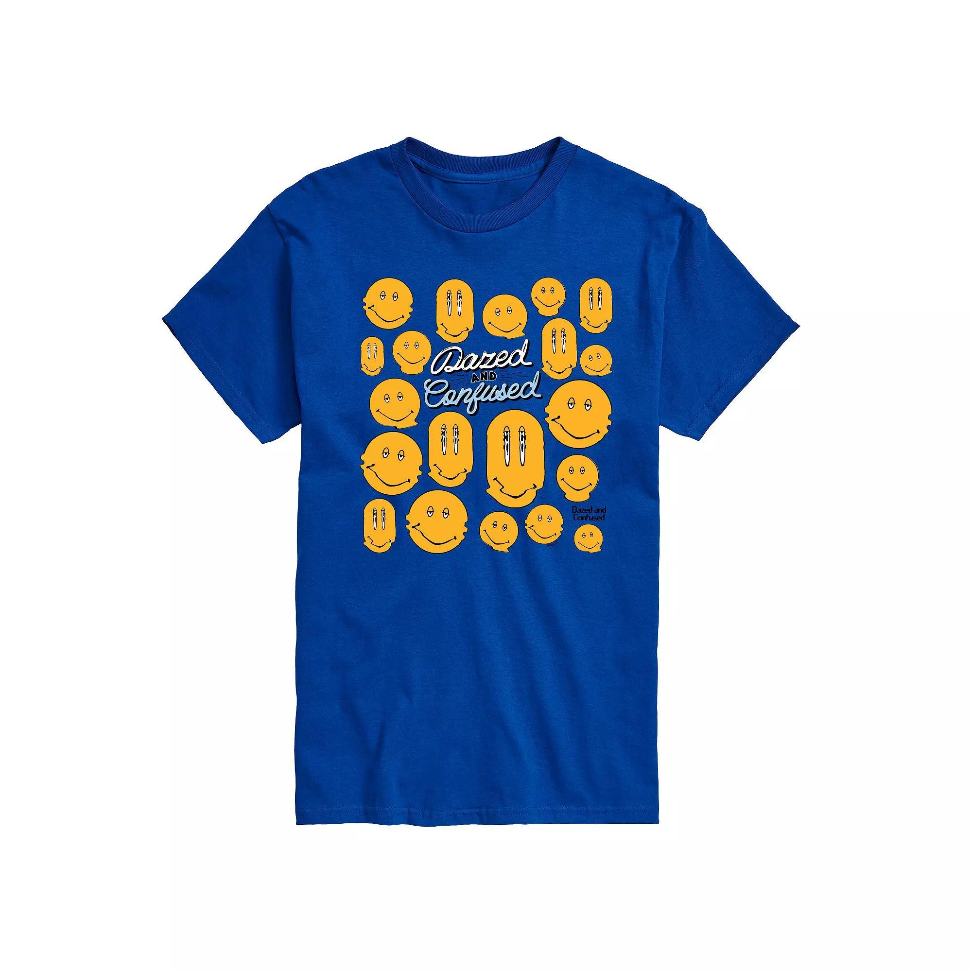Mens Dazed and Confused Smiley Face Graphic Tee Product Image