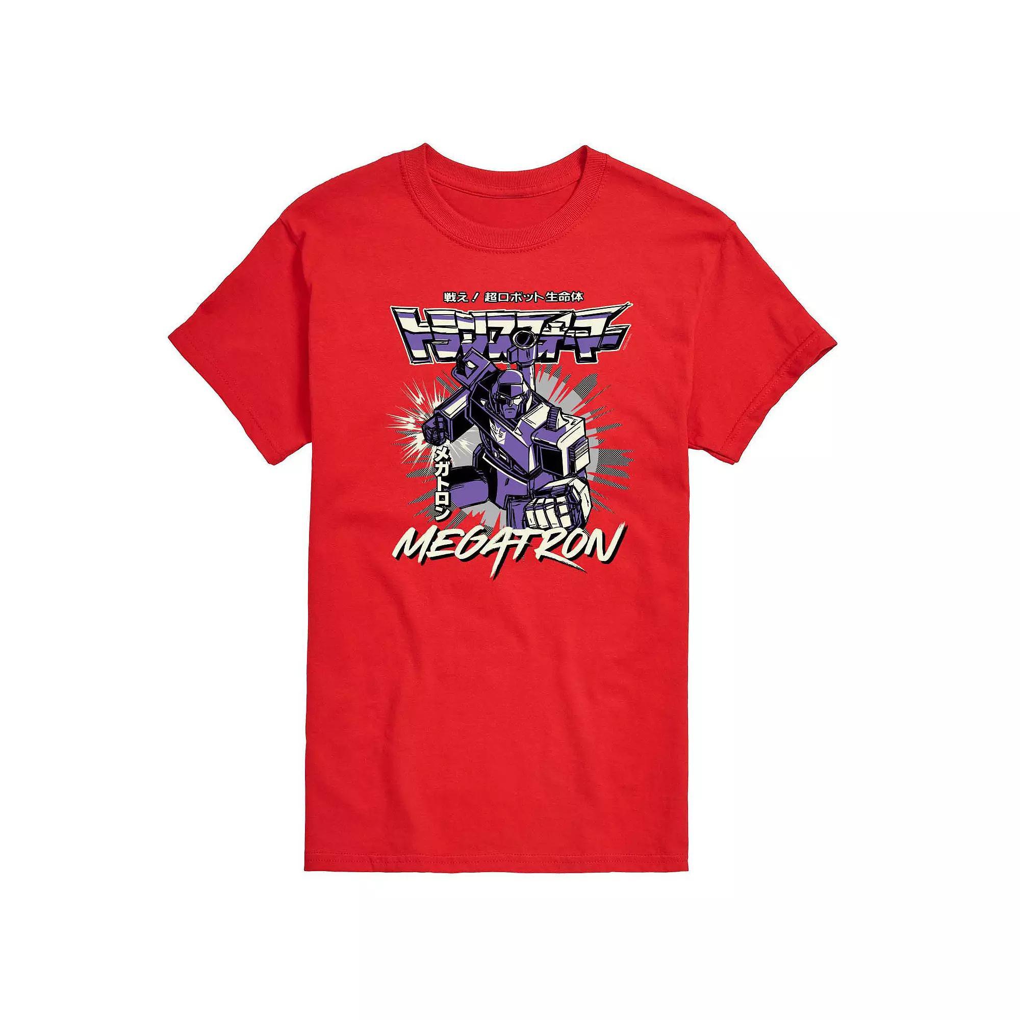 Mens Transformers Megatron Kanji Graphic Tee Product Image