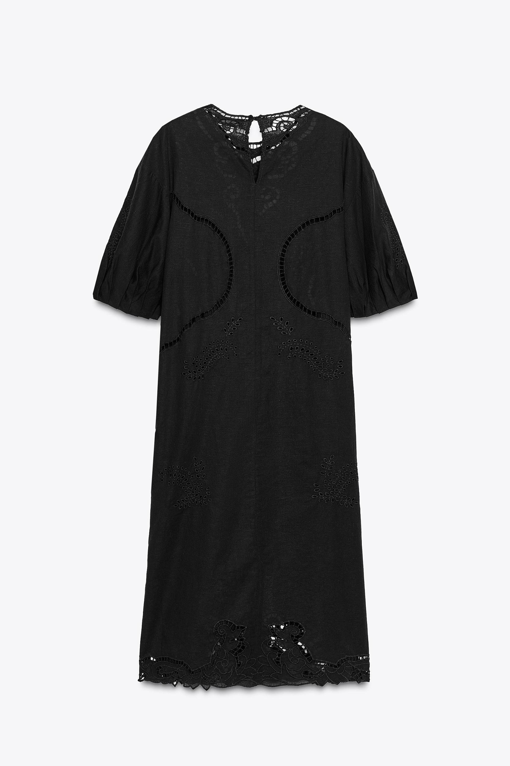 ZW COLLECTION EMBROIDERED MIDI DRESS Product Image