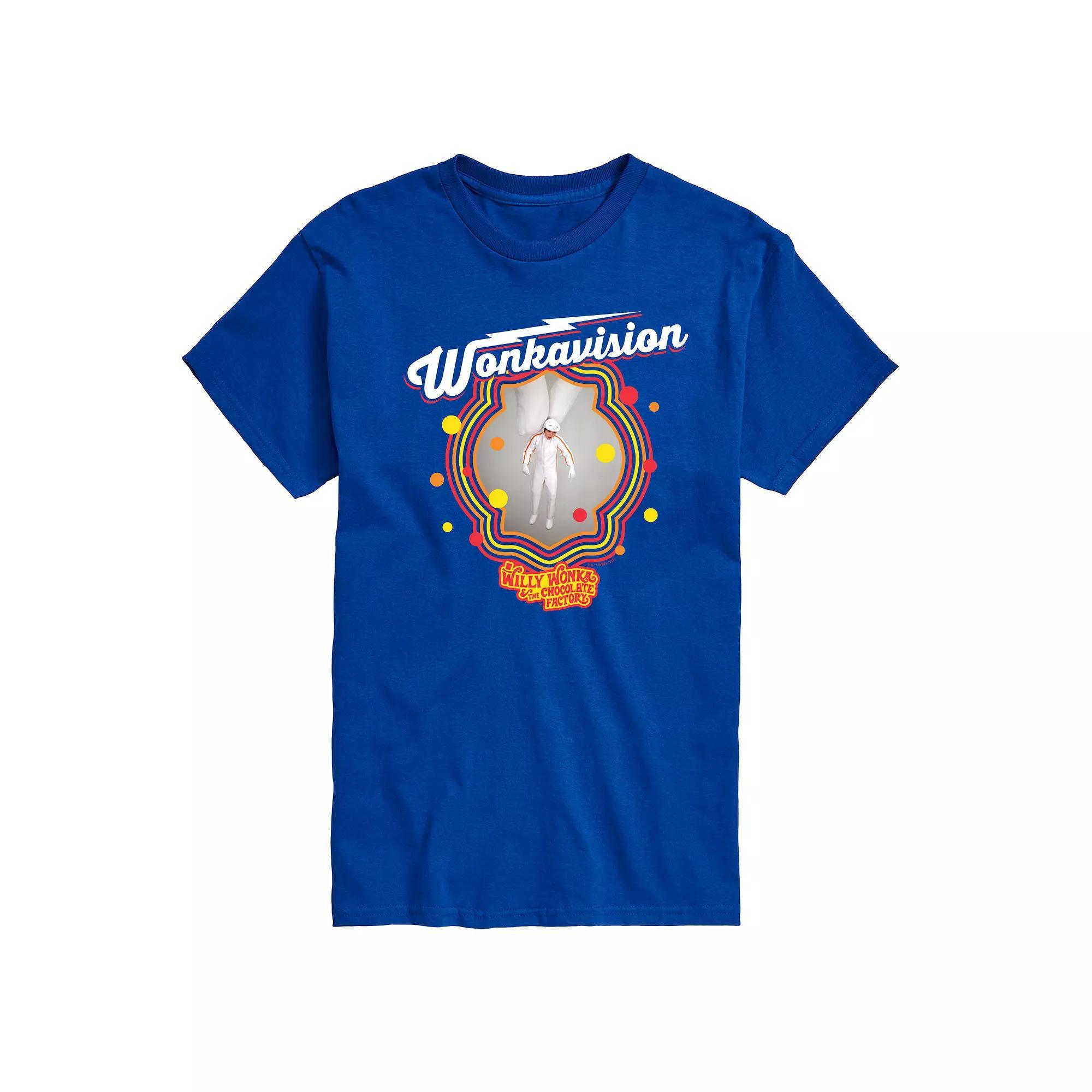 Mens Willy Wonka Wonkavision Graphic Tee Product Image