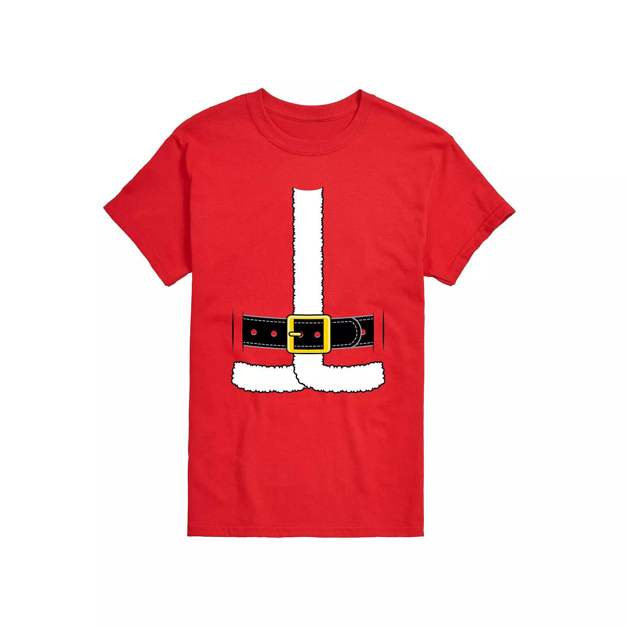 Big & Tall Santa Claus Full Suit Tee, Men's, Size: 3XB, Red Product Image