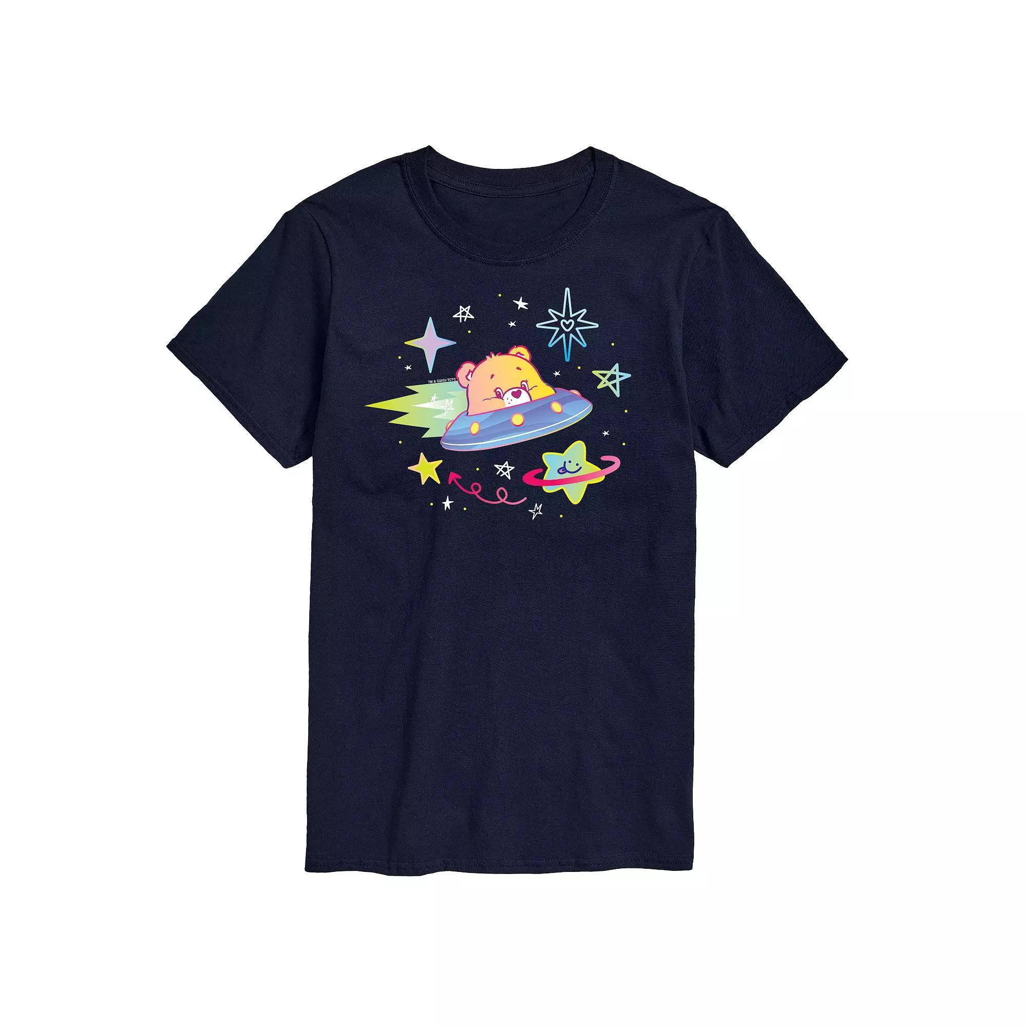 Big & Tall Care Bears UFO Stars Graphic Tee, Mens Product Image