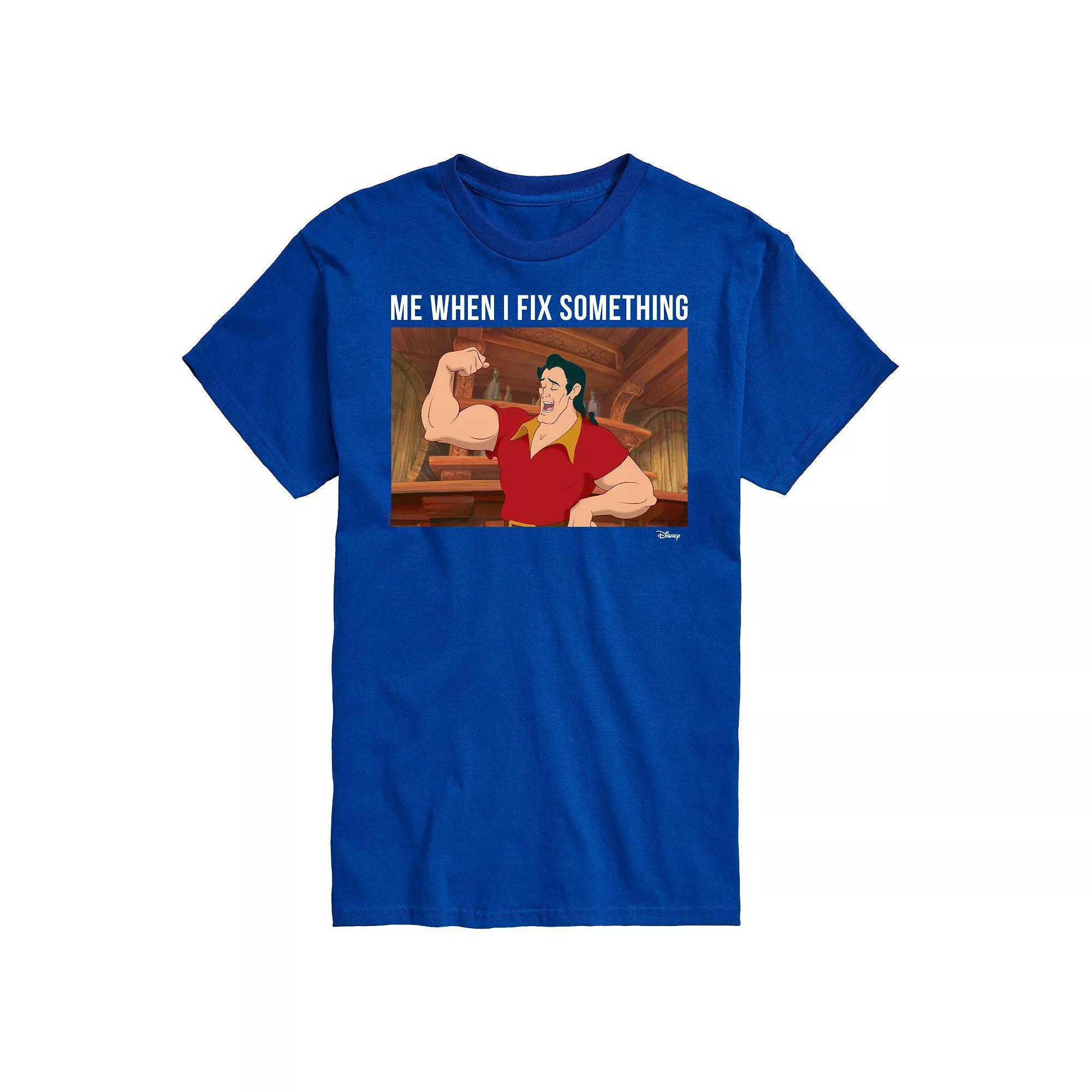 Disney Princess Big & Tall Gaston Graphic Tee, Mens Product Image