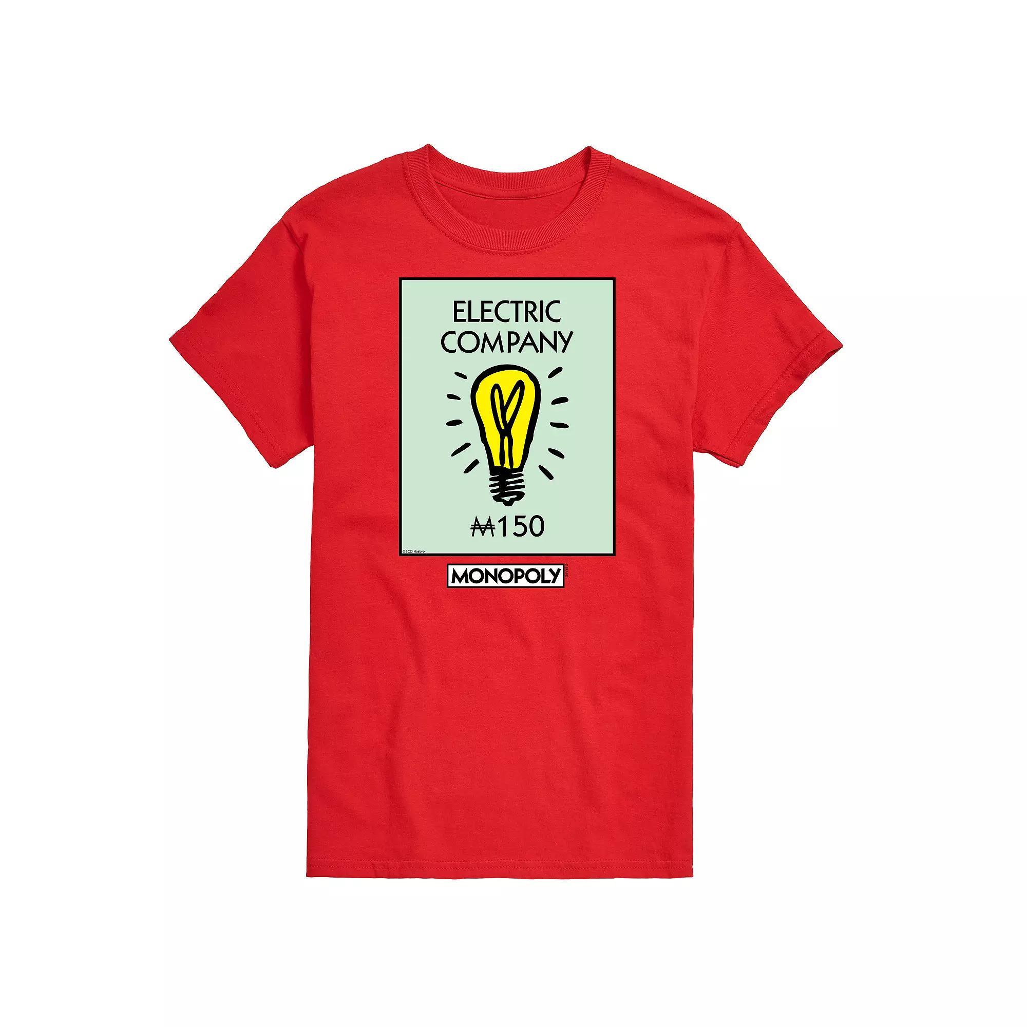 Mens Monopoly Electric Company Graphic Tee Product Image