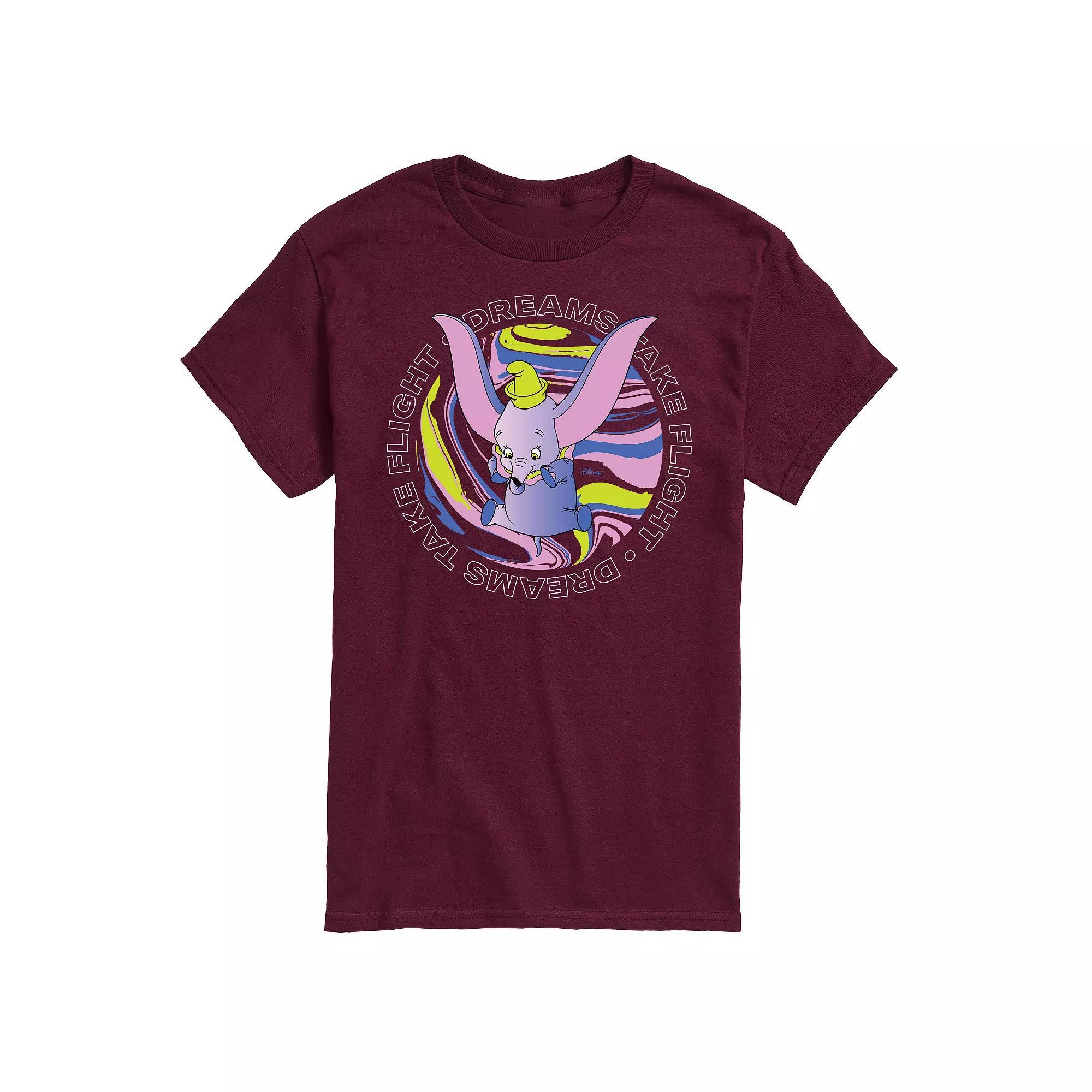 Disneys Dumbo Mens Dreams Take Flight Graphic Tee Product Image