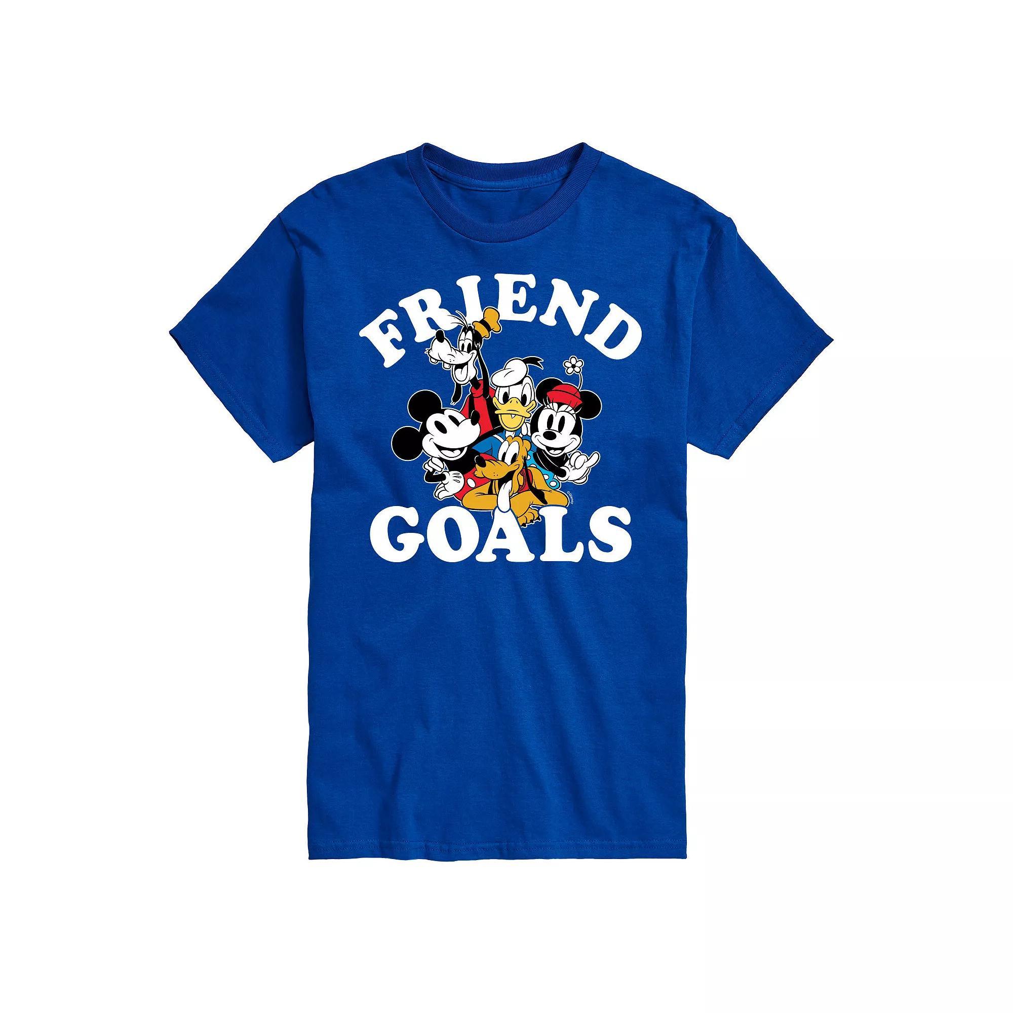 Disneys Mickey Mouse & Friends Big & Tall Friend Goals Graphic Tee, Mens Product Image