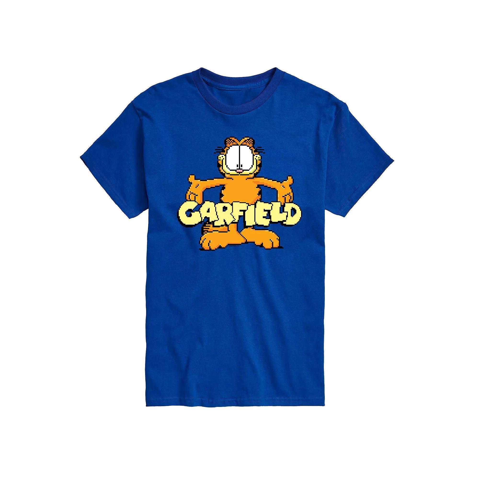 Mens Garfield Standing Logo Graphic Tee Product Image
