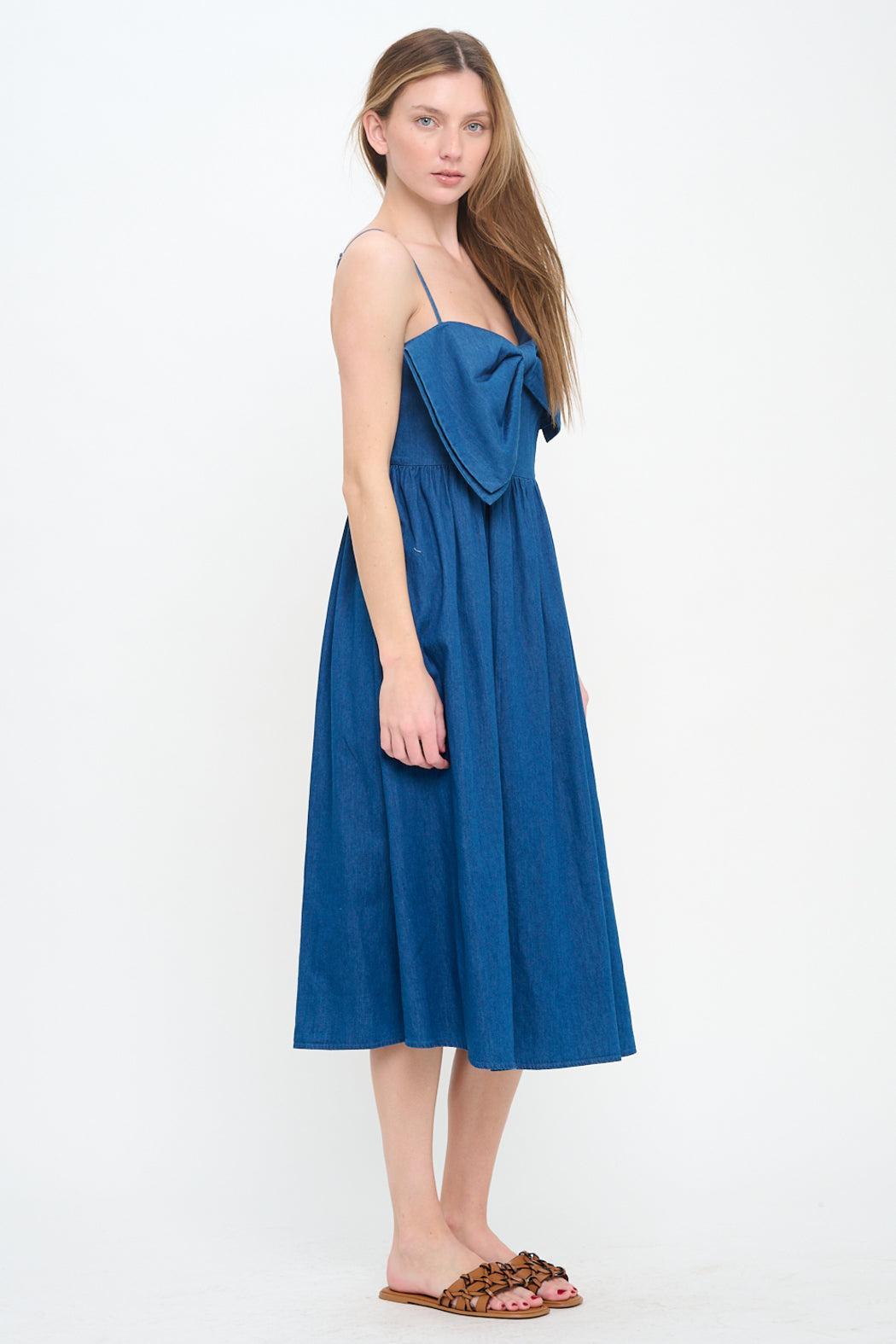 Bow Detail Midi Dress Product Image