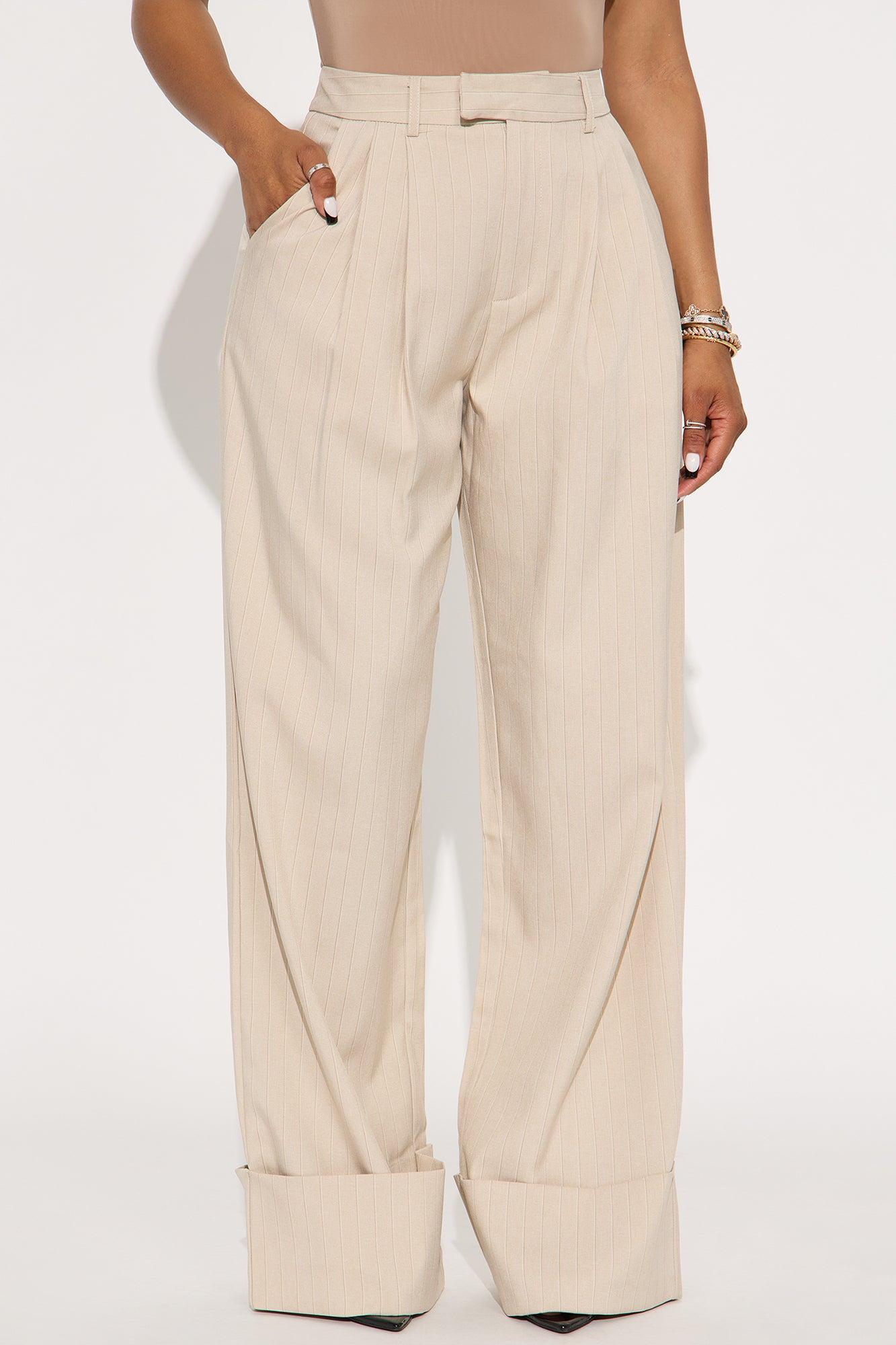 Arvizu Wide Leg Trouser - Tan Product Image