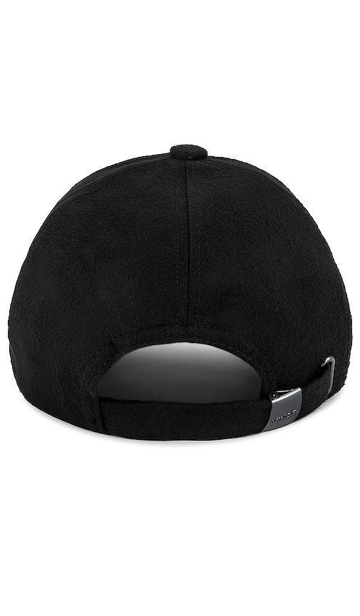 Cashmere Baseball Cap With Leather Trim Vince Product Image