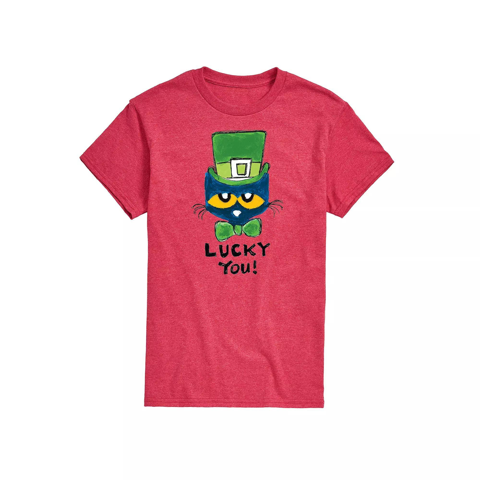 Mens Pete Cat Lucky You Tee Product Image
