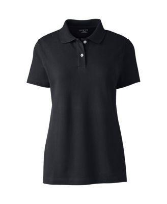 Women's Lands' End Short Sleeve Basic Mesh Polo Shirt, Size: XL, Vibrant Green Product Image
