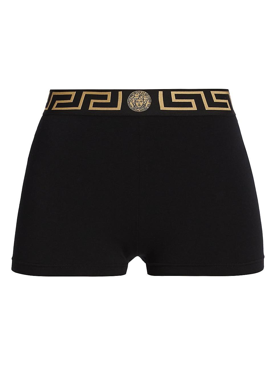 Versace Iconic Boy Shorts Black 4 Product Image