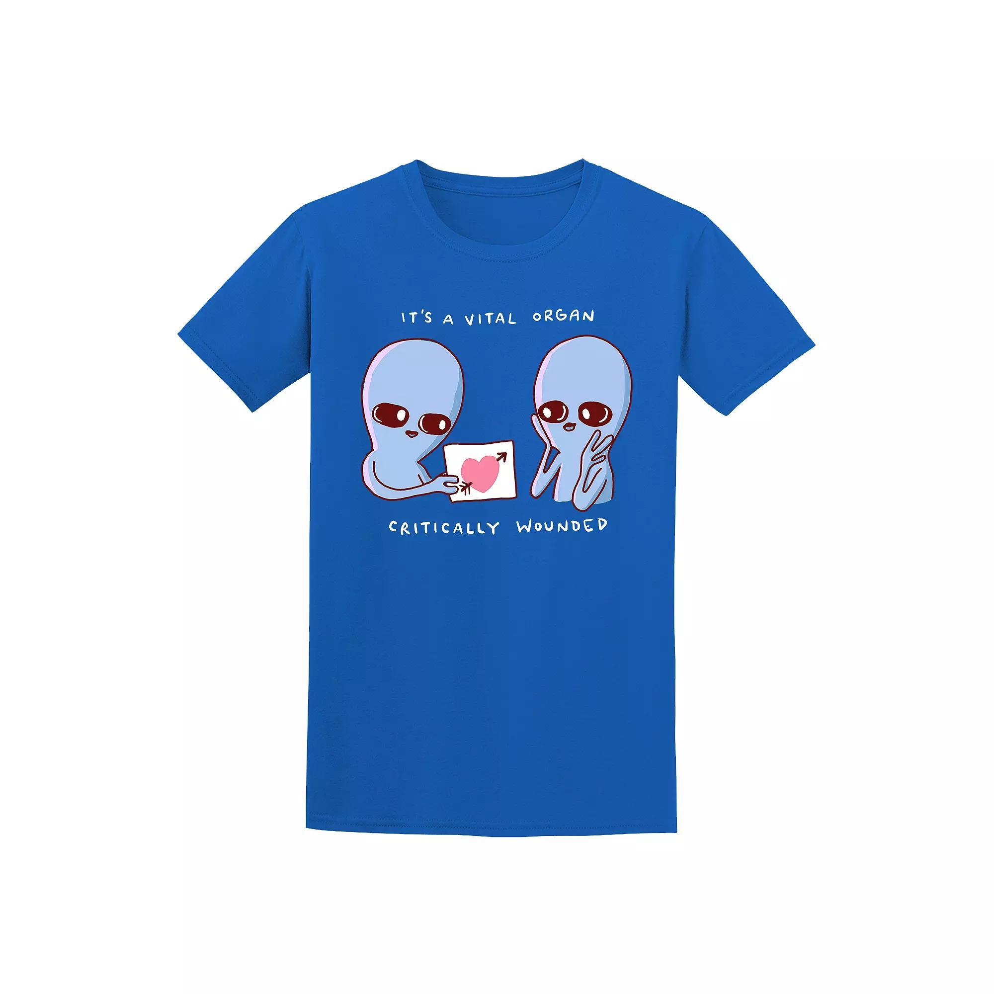 Men's COLAB89 by Threadless Strange Planet Tee, Size: Small, Grey Royal Product Image