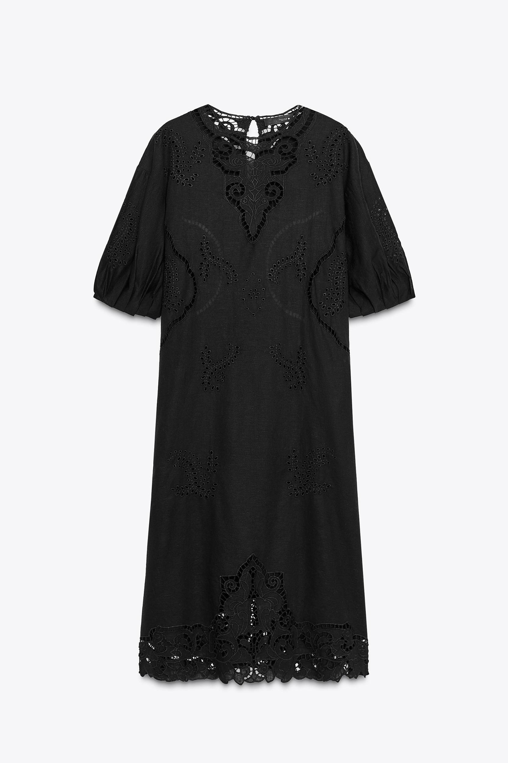 ZW COLLECTION EMBROIDERED MIDI DRESS Product Image